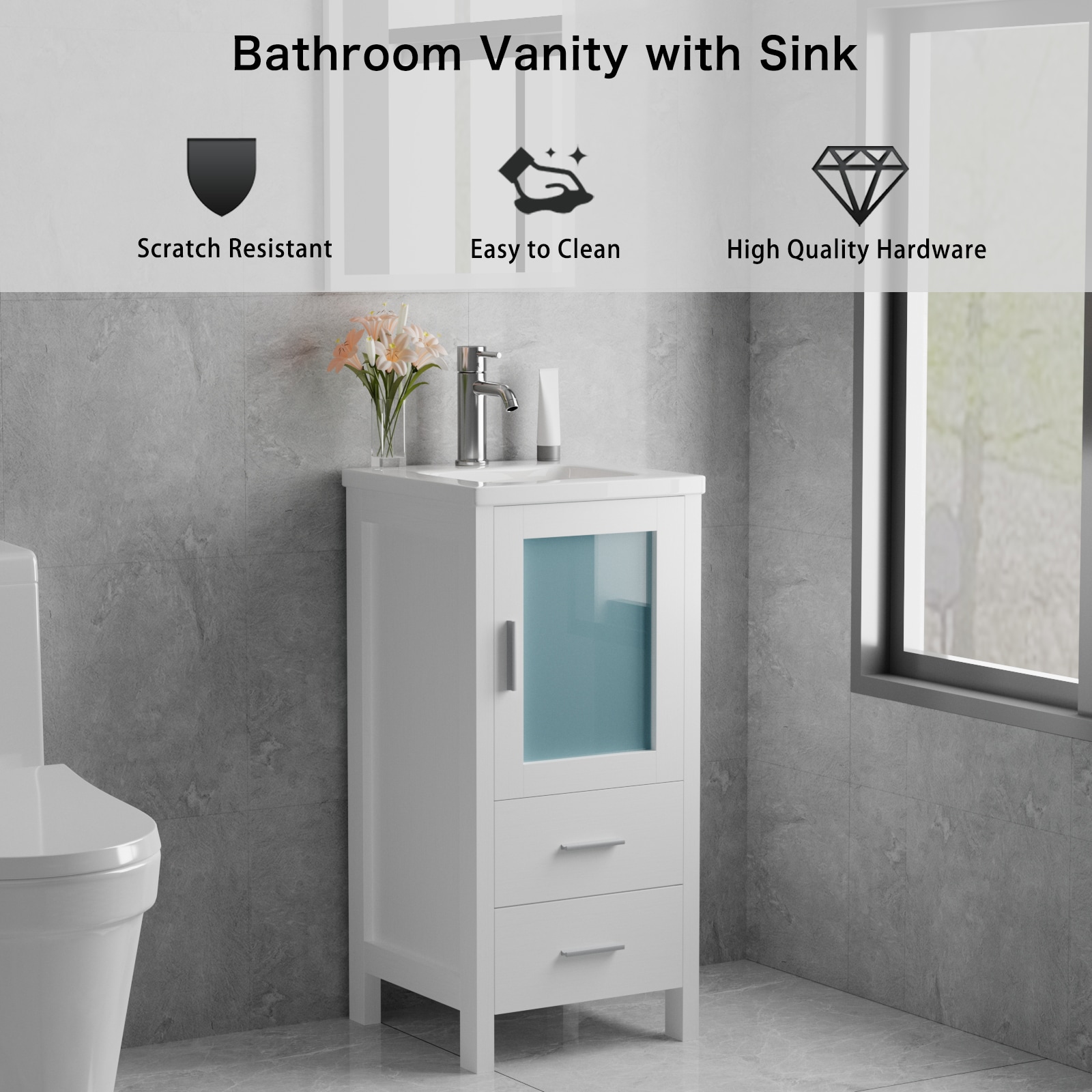 WONLINE USBR4787&USBR4788 Bath-Vanity-Combo - View #4
