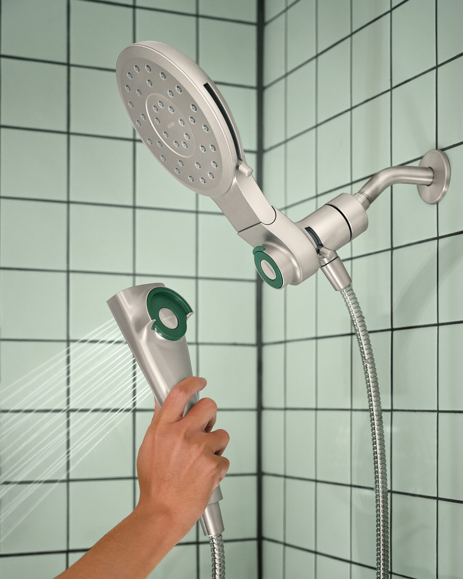 Moen 220C2SRN Fixed-Showerhead - View #12