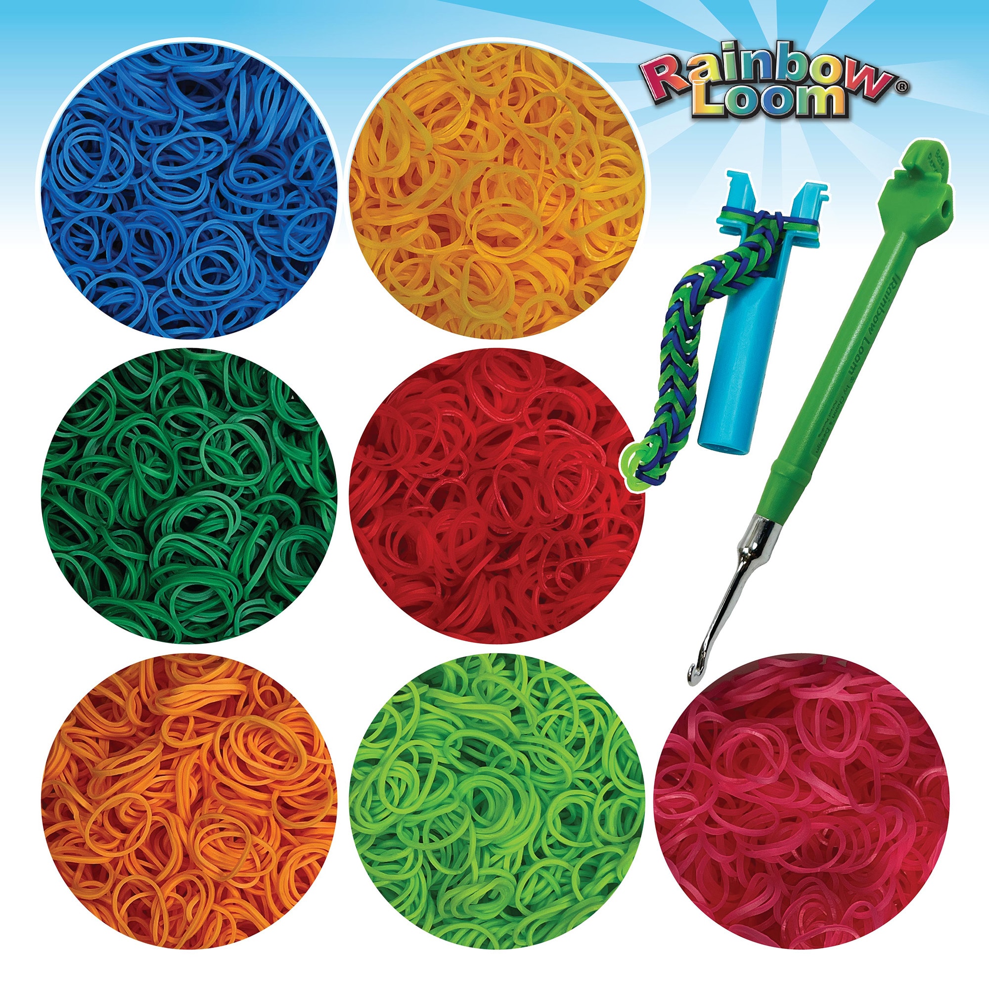 Rainbow Loom Creative Play: Authentic Band Collection - Create Endless  Designs with 7 Packs of Latex-Free Bands! in the Kids Play Toys department  at