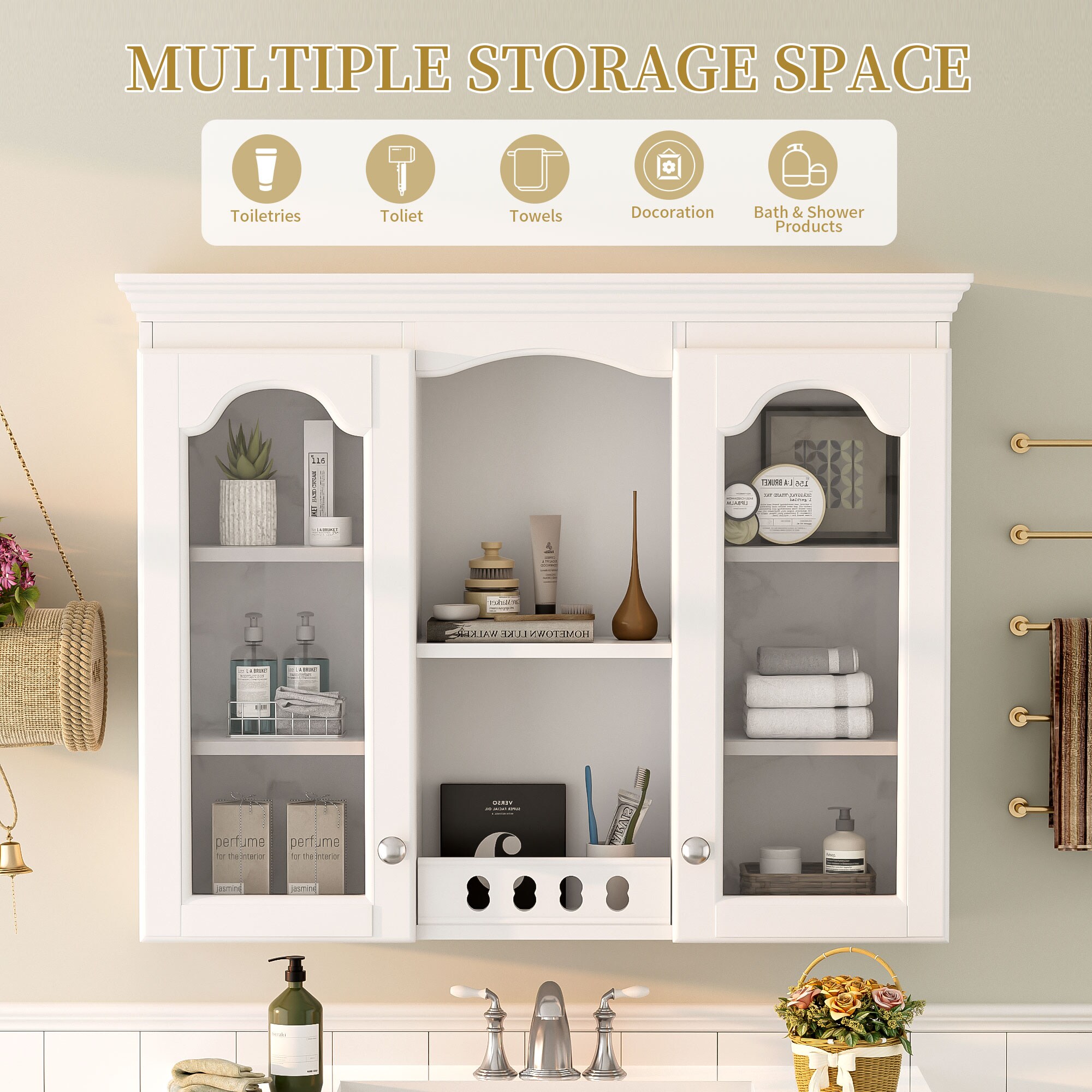 Forclover CM-N710P264313K Bathroom-Medicine-Cabinets - View #3