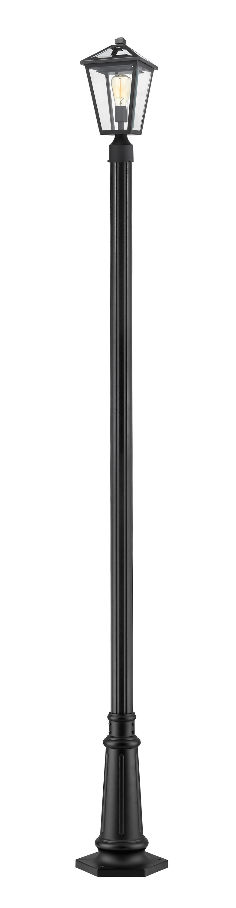 Z-Lite 579PHMR-557P-BK Talbot 110-in Black Transitional Outdoor Post Light