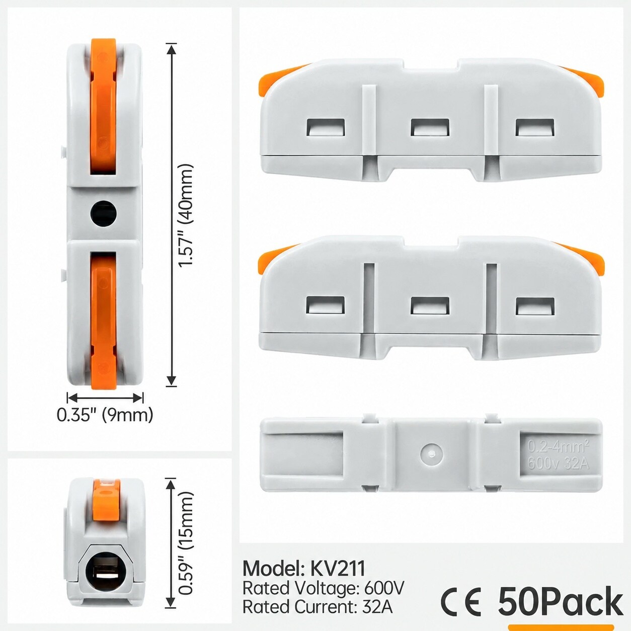 Aoibox LABJ95LD Terminal-Wire-Connectors - View #6
