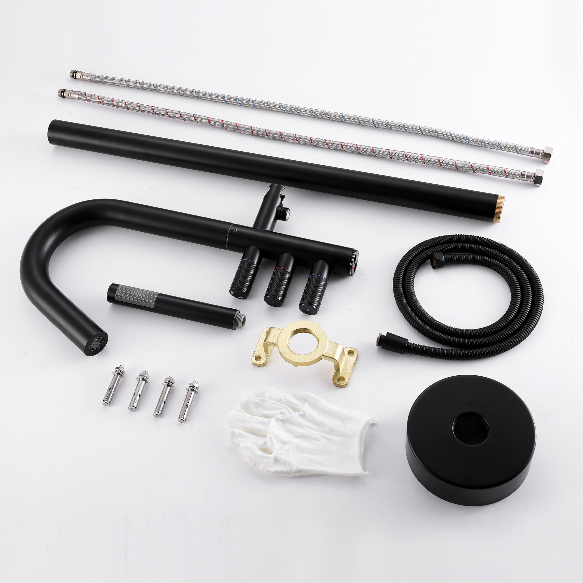 WELLFOR SMG-18013MB Roman-Tub-Faucets - View #13