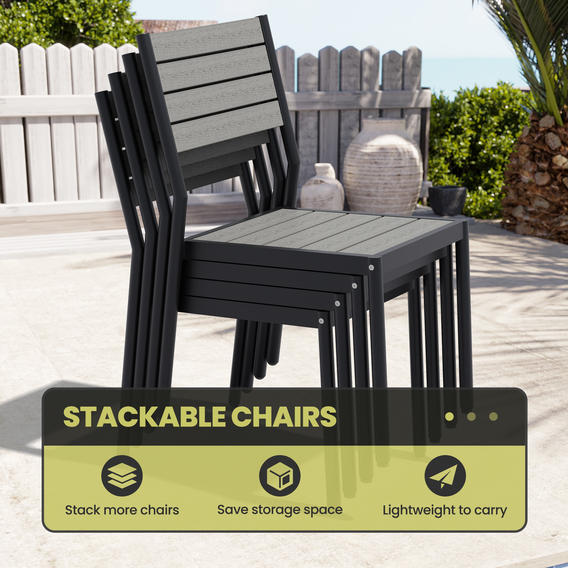 Crestlive Products CL-TD6237GRY240-11 Patio-Dining-Sets - View #8
