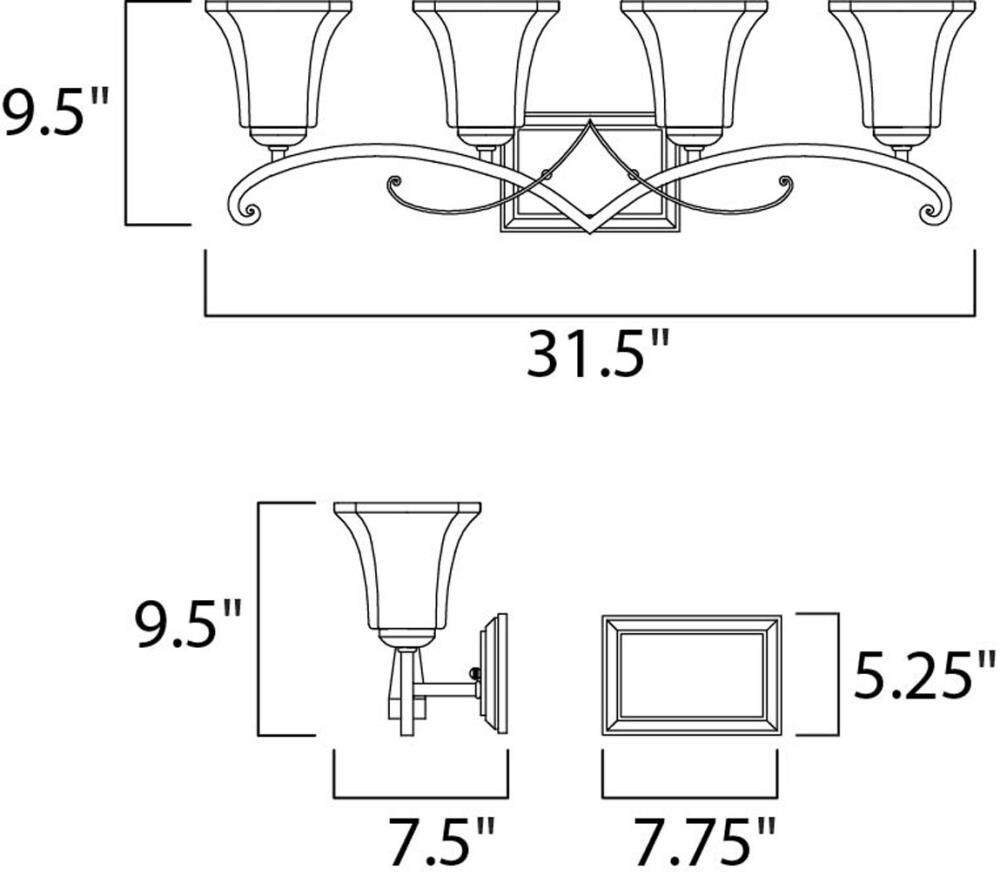 Maxim Lighting 21074FLRB b089995 - View #2