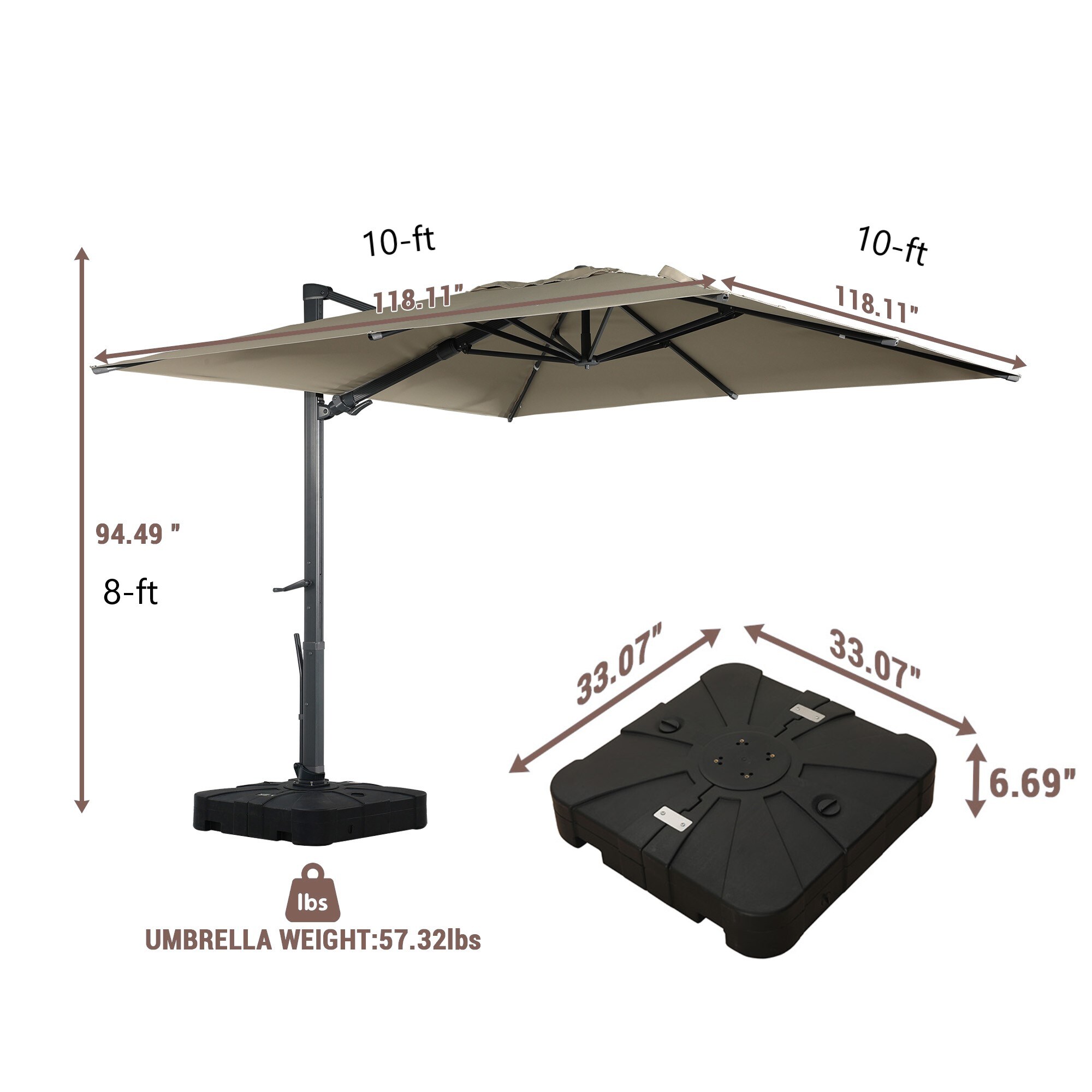 Mondawe MO-BTMY01TN-B Umbrellas-2 - View #13