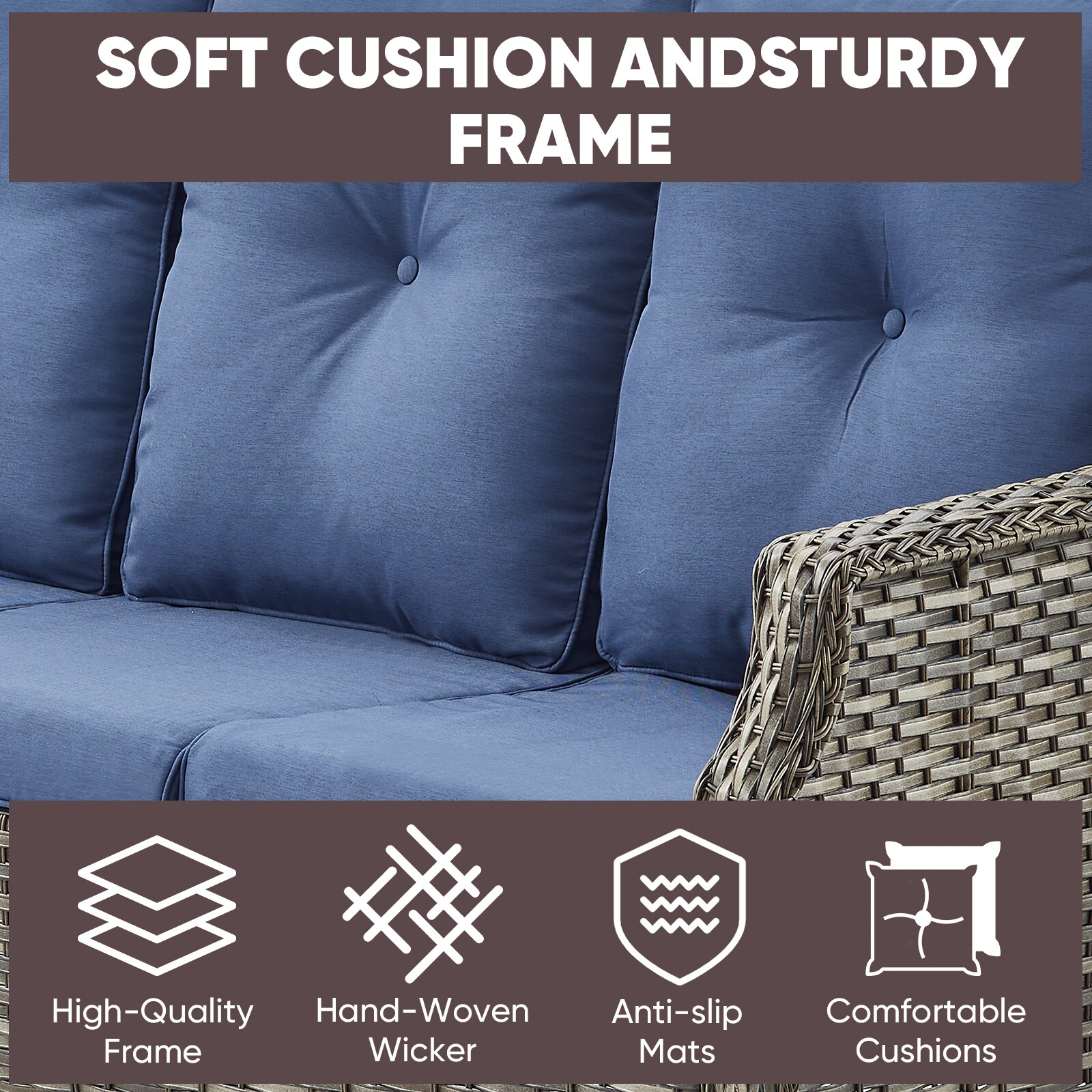Pocassy PANCGY13-1 Patio-Sofas-Daybeds - View #7