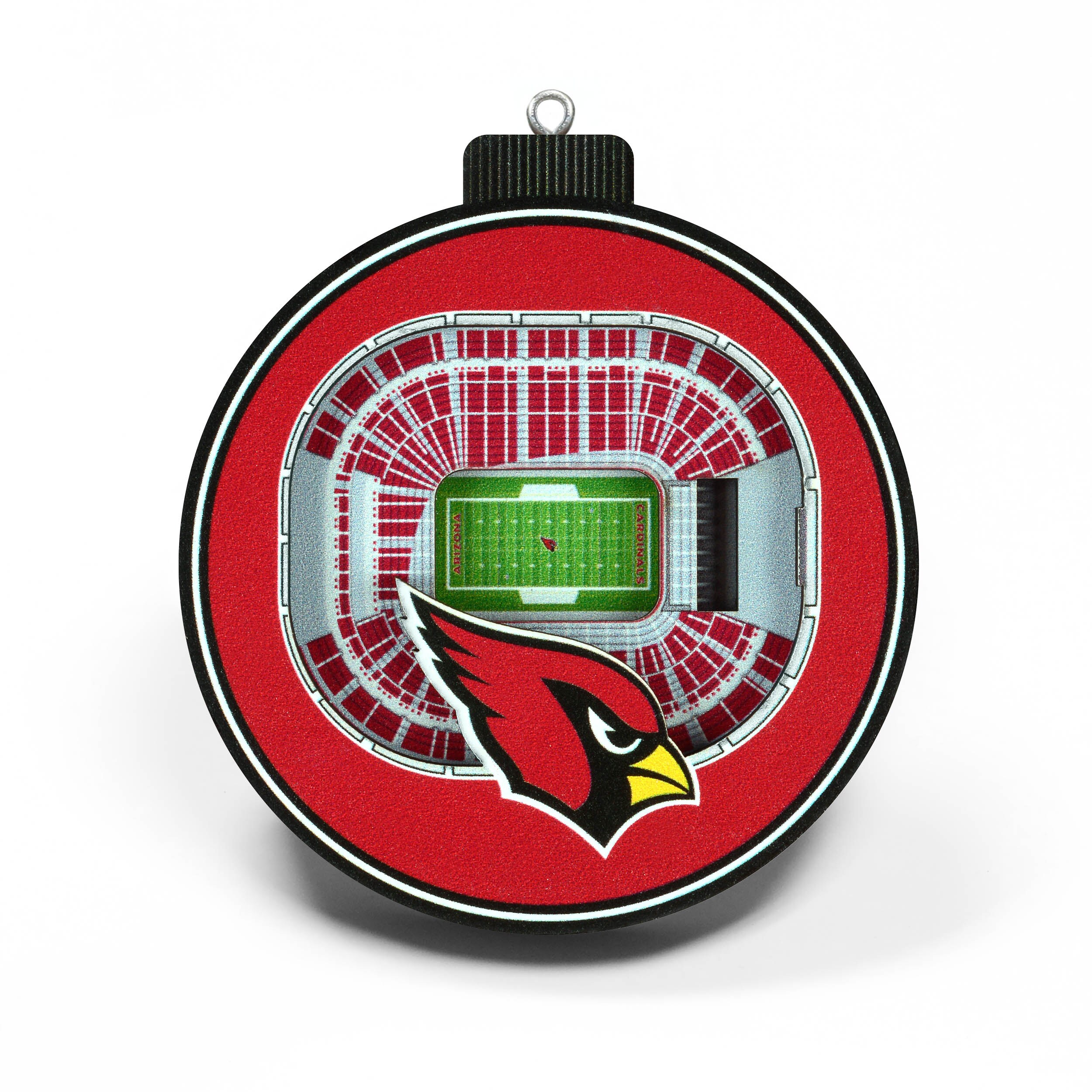 Team Sports America Arizona Cardinals Red Assorted Indoor Ornament  Shatterproof in the Christmas Ornaments department at