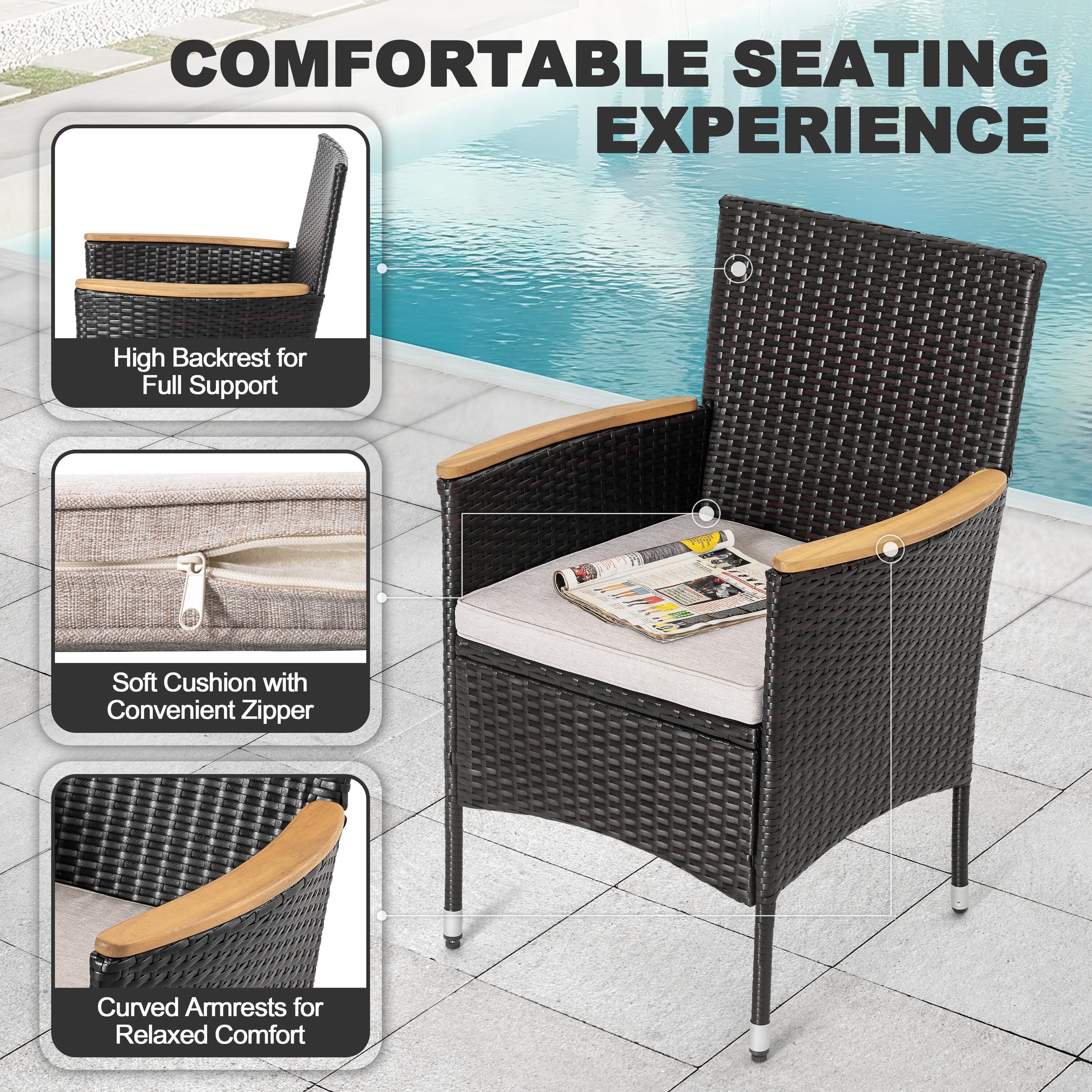 Nuu Garden SDBW001-701 Patio-Dining-Sets - View #7