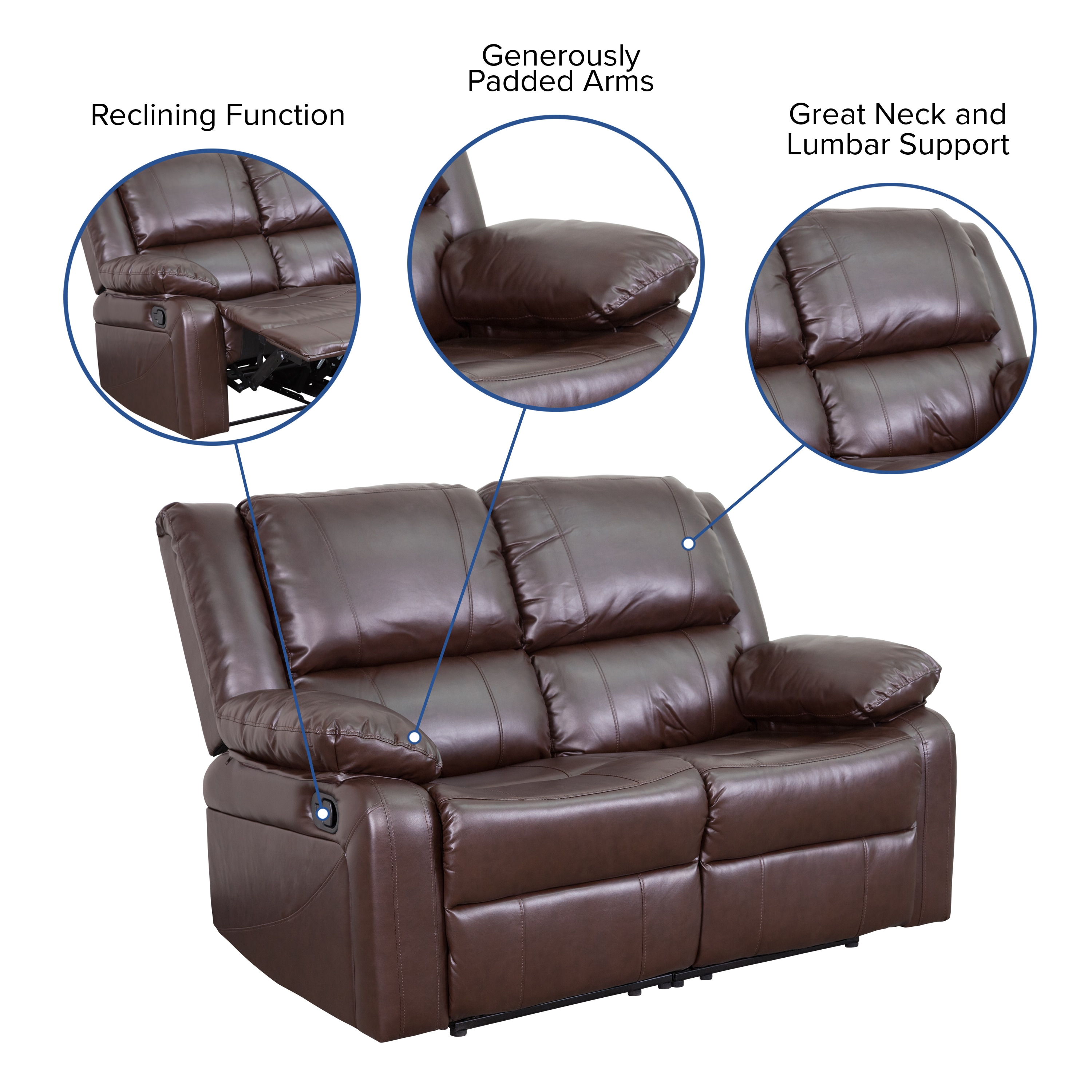 Flash Furniture 889142087274 Sofas-Loveseats - View #5