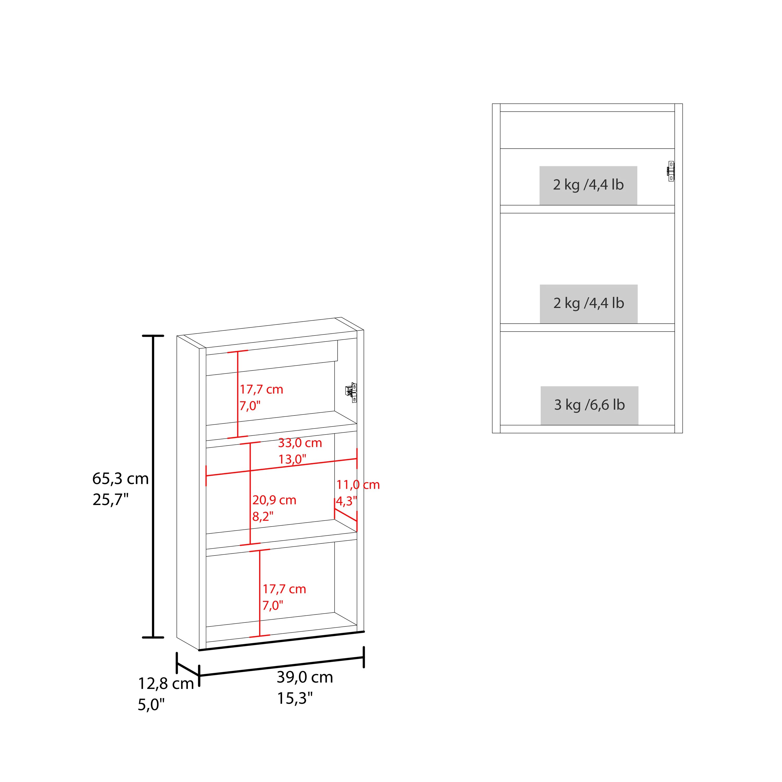 Huluwat P1-2P252182 Bathroom-Medicine-Cabinets - View #6