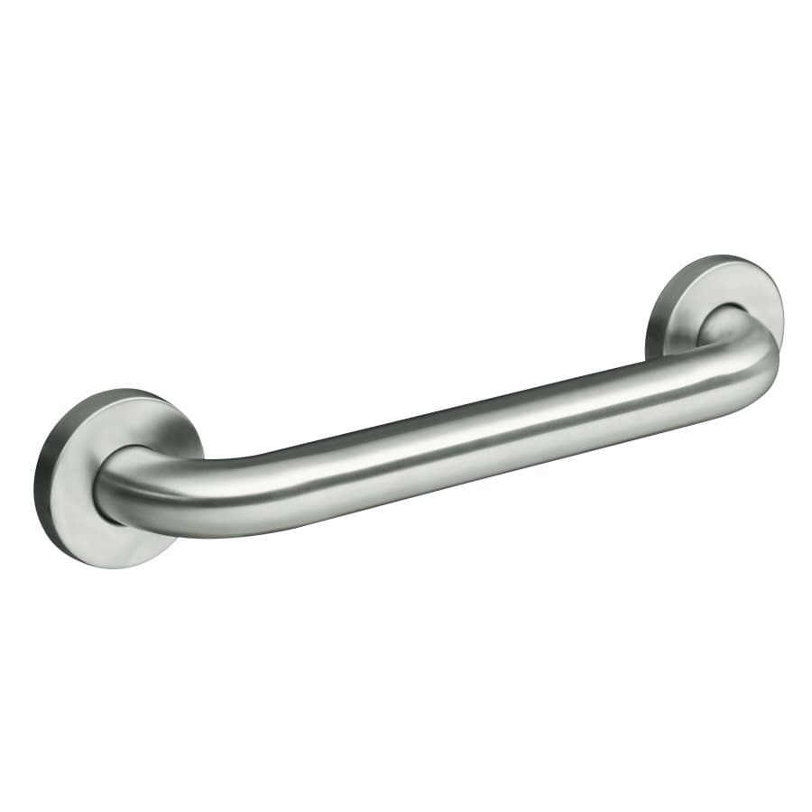 KOHLER 14560-BS Contemporary 12.0-in Brushed Stainless Wall mount ADA Compliant Grab Bar ( 300.0-lb Weight Capacity )