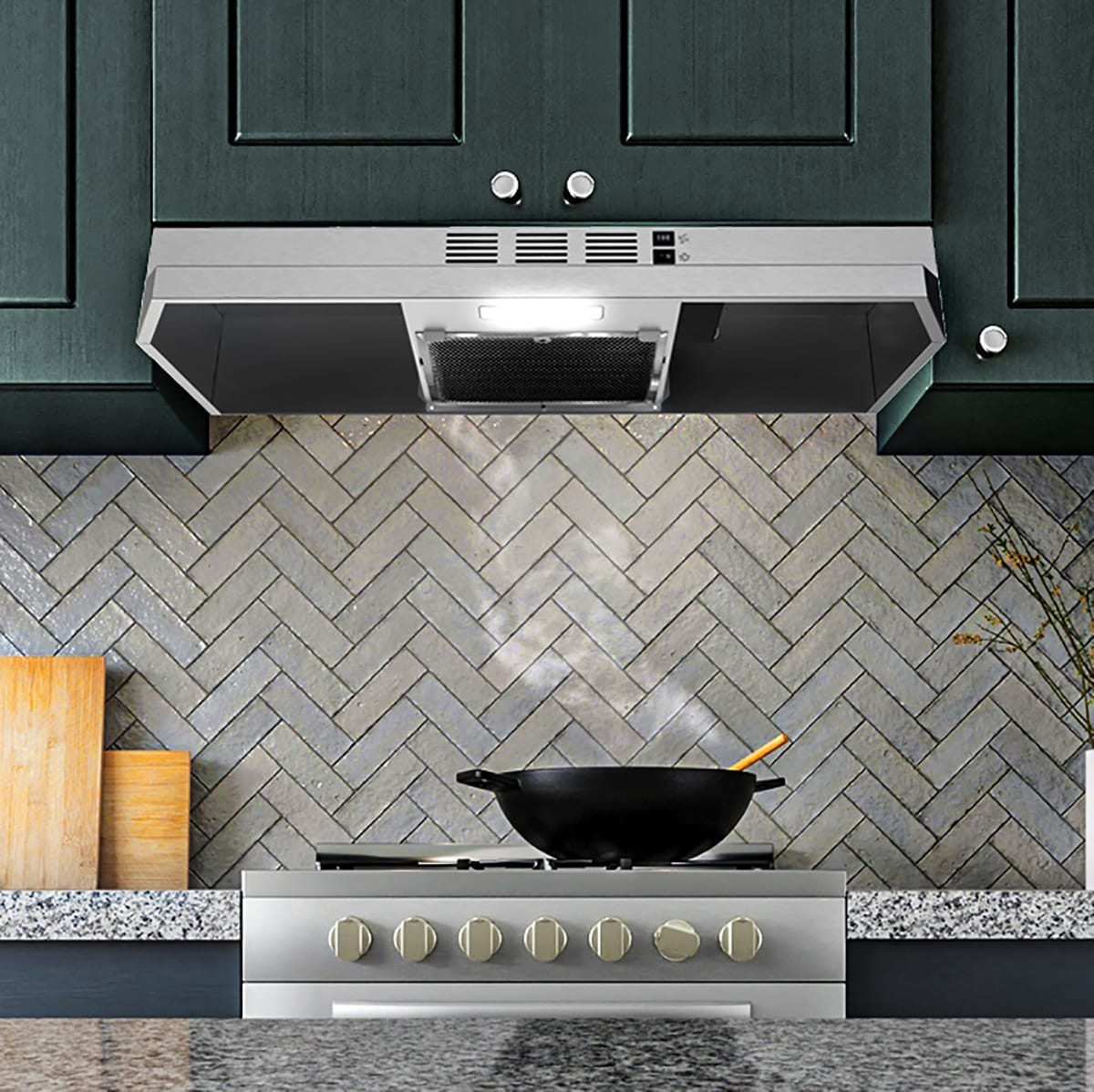 AKDY RH0330N Undercabinet-Range-Hoods - View #3
