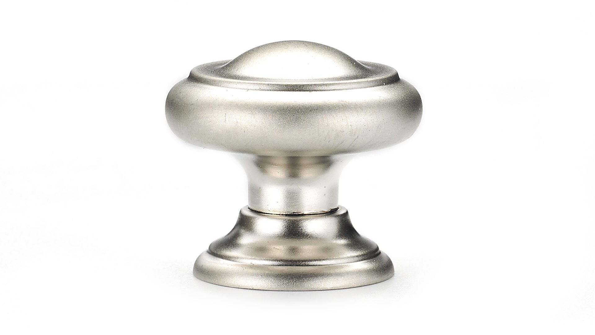 Varennes Collection 1 1/4-inch (32 mm) Satin Brass Traditional Cabinet  Mushroom Knob