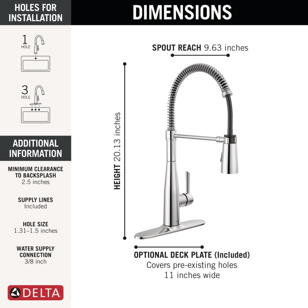 Delta 9613-DST Kitchen-Faucets - View #4
