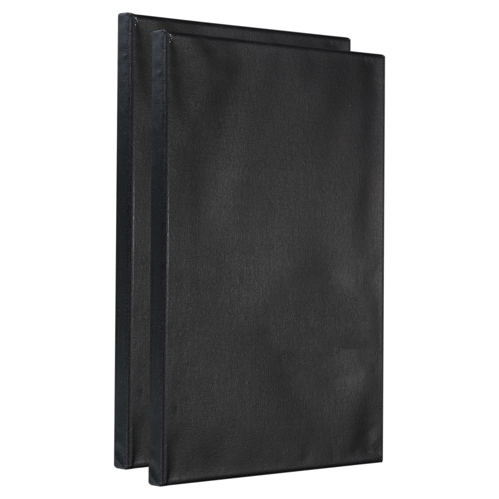 PATIKIL - Paint Canvases Panel for Painting 2pcs 8x12inch Rectangle Wood Frame Stretched Blank Ar...