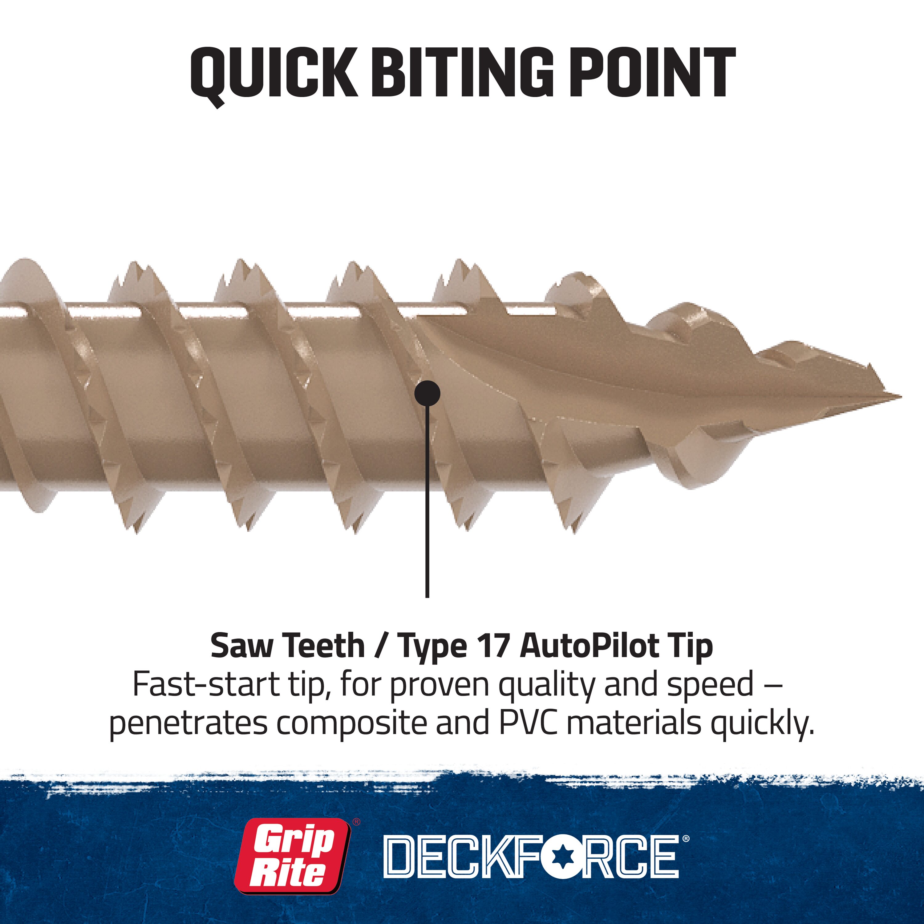 DeckForce by Grip Rite GRDFCS3GCD5 Deck-Screws - View #8