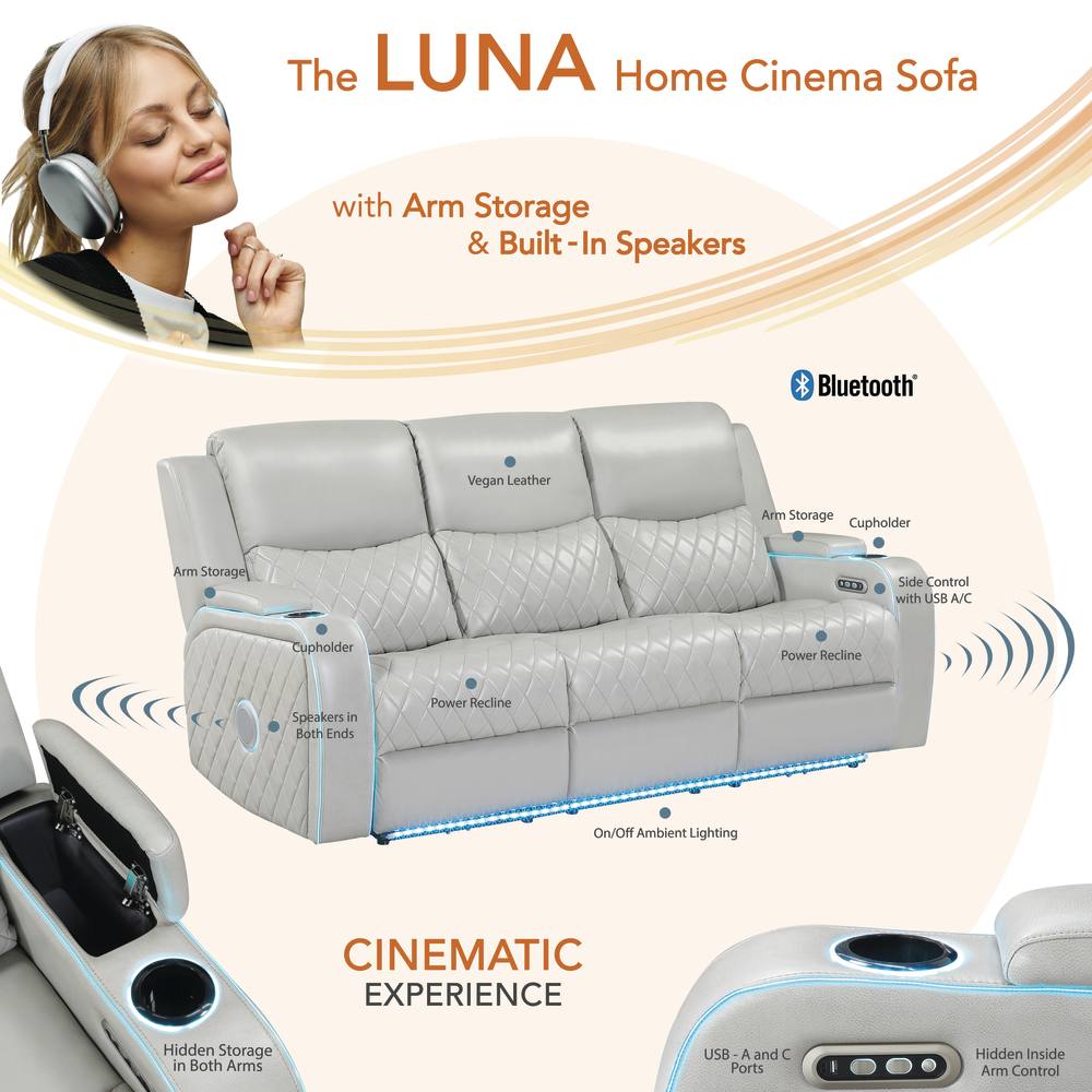 Steve Silver LUN800GS Sofas-Loveseats - View #2