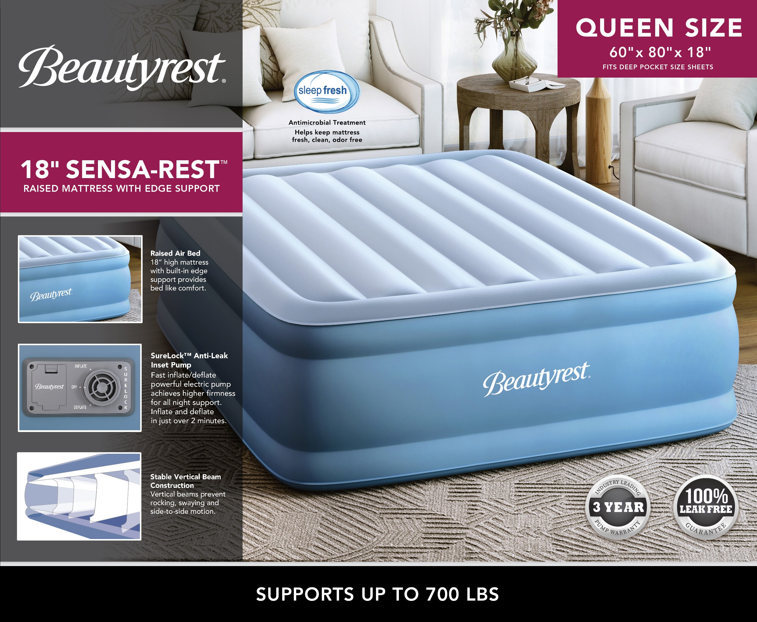 Beautyrest MM07917QN Air-Mattresses - View #5