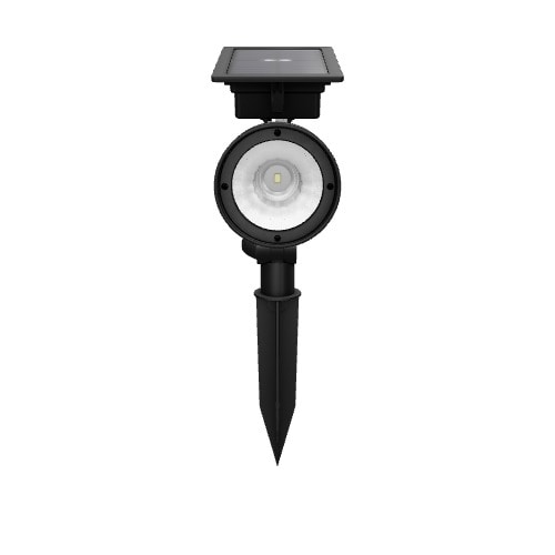 Portfolio 20-Lumen Black Solar LED Landscape Flood Light