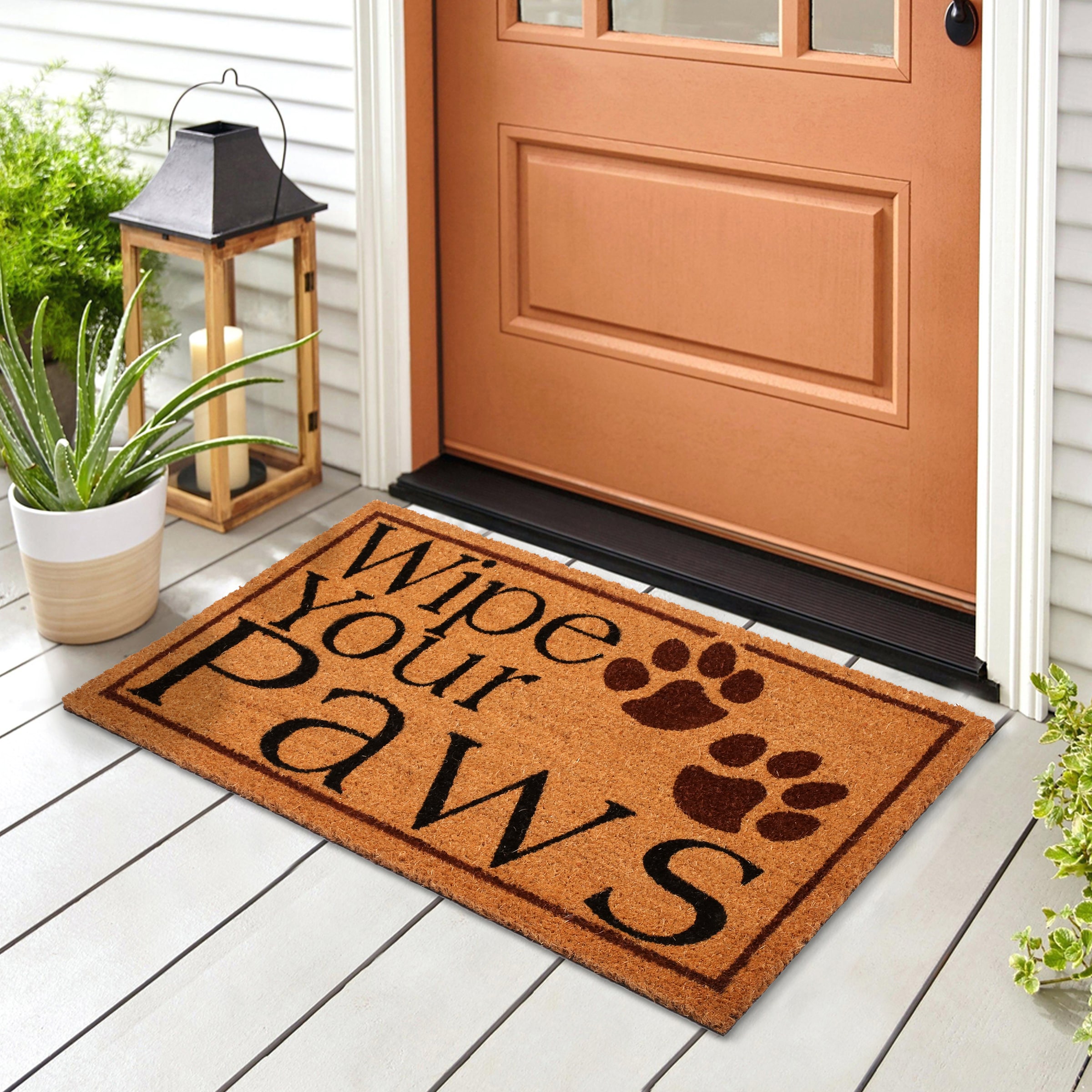 My Doggy Place Dog Mat for Muddy Paws, Washable Dog Door Mat, Light Gray, L  