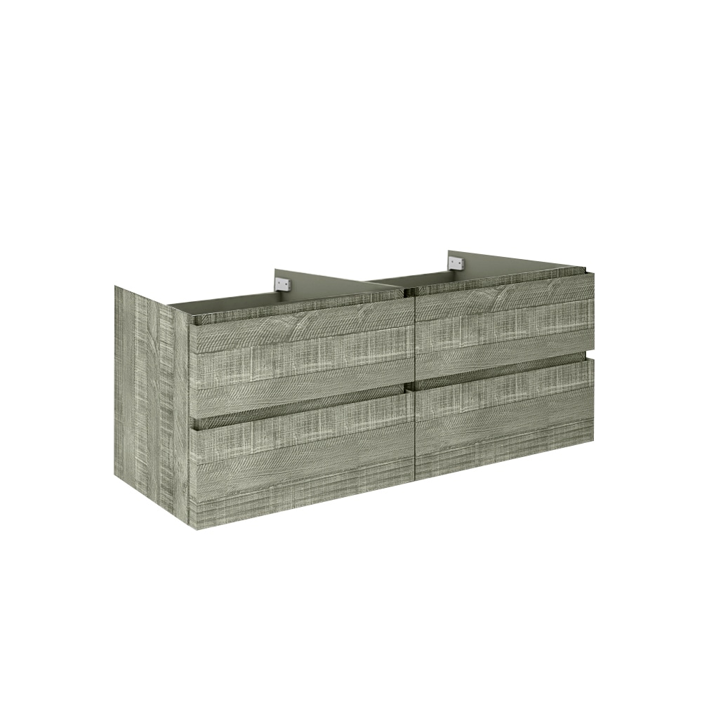 Fresca FCB31-2424ASH Formosa 48-in Sage Gray Floating Bathroom Vanity Base Cabinet without Top