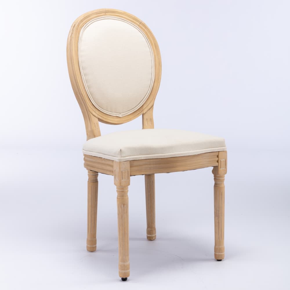 Maison Boucle BRIA-CHAIR-BEIGE Dining-Chairs - View #3
