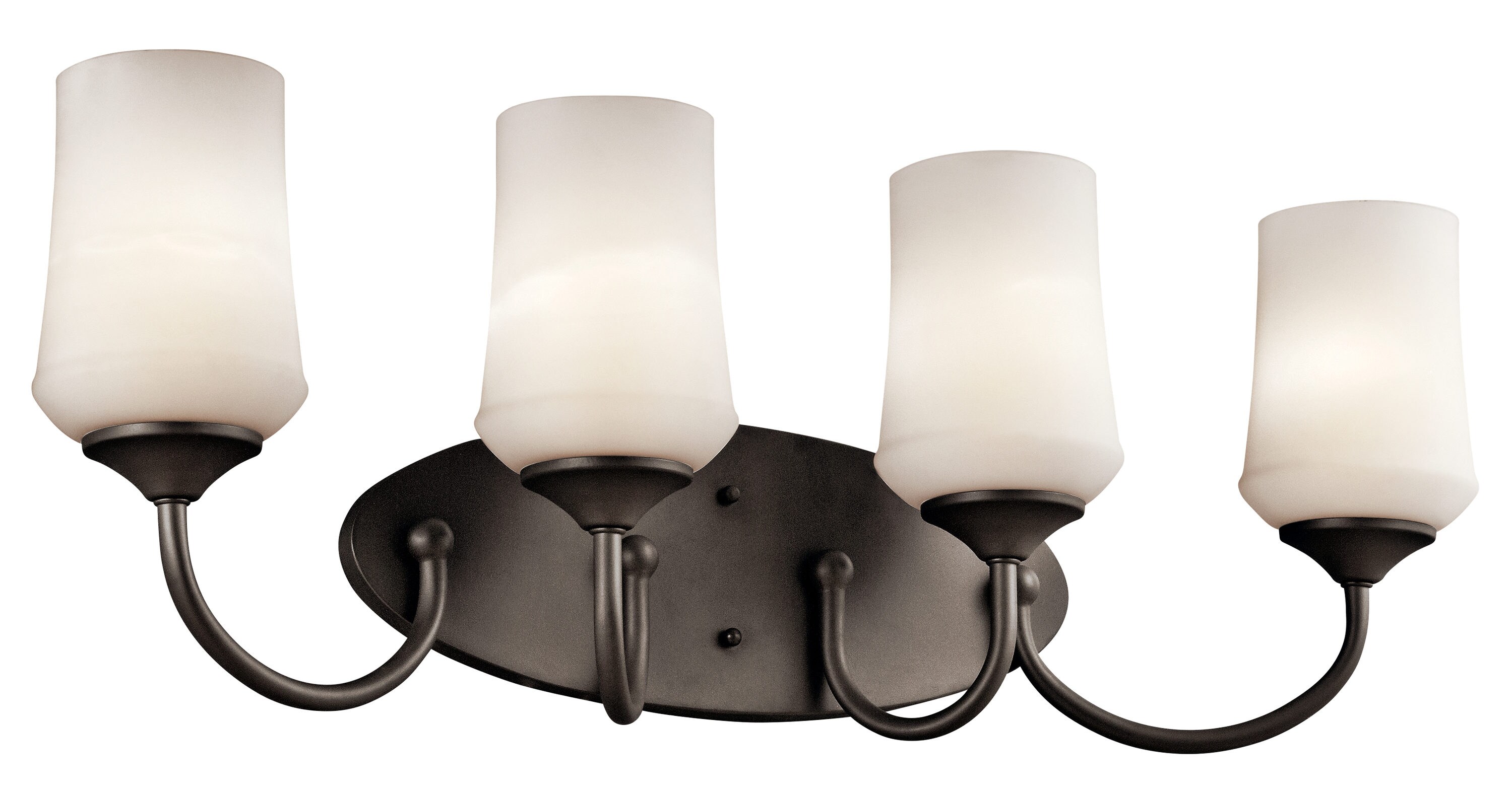 Kichler 45571OZL18 Aubrey 29-in 4 -Light Bronze Transitional Vanity light