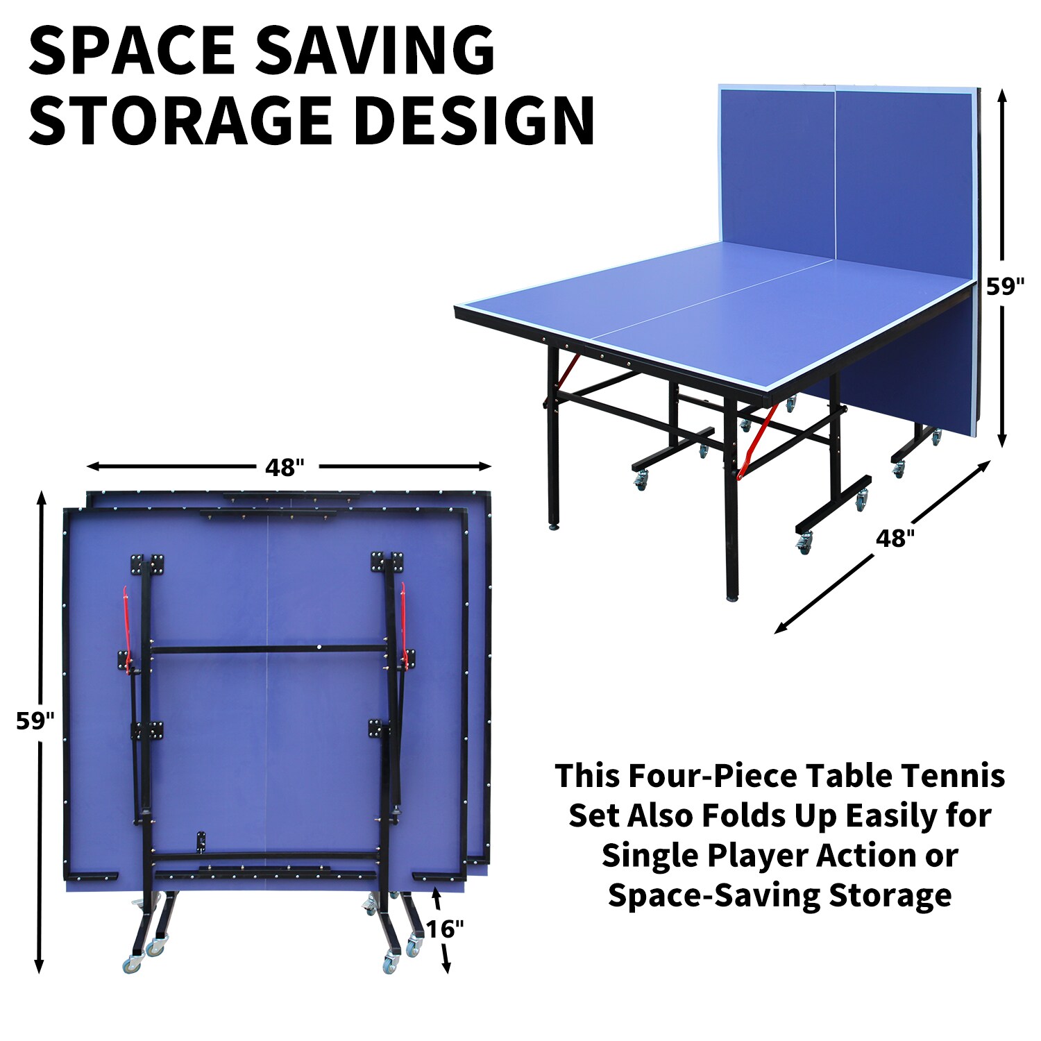 Dexmalle W1408P231628 Ping-Pong-Table - View #2