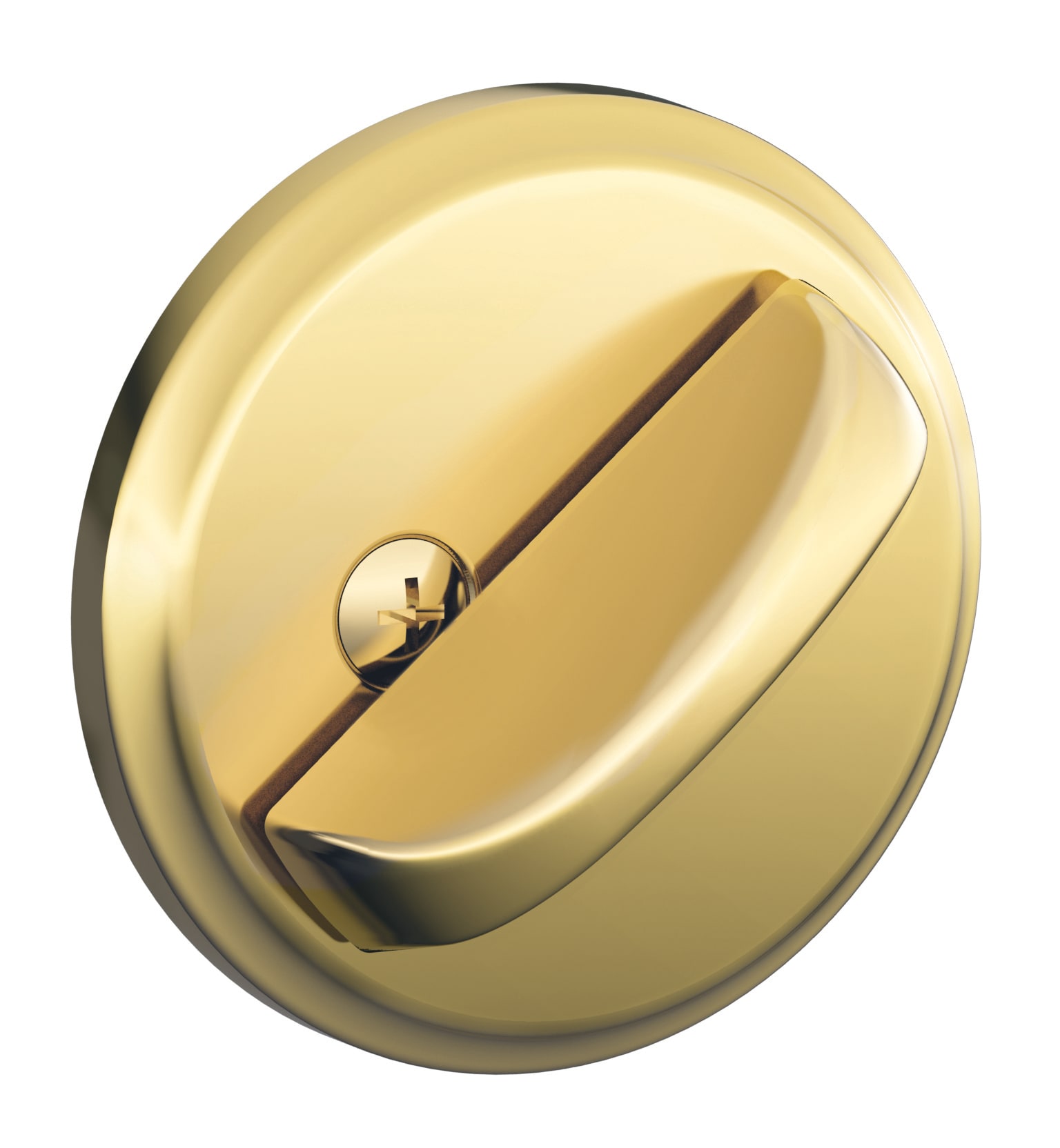 Schlage B80605 B60 Series Bright Brass Single Sided Deadbolt