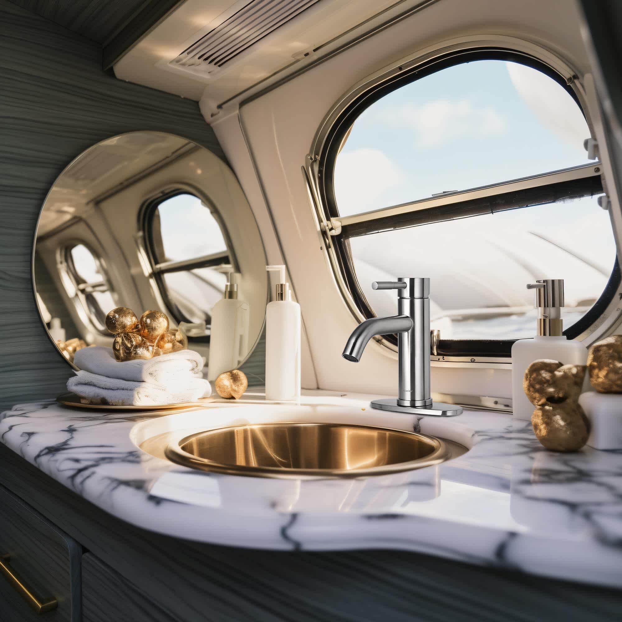 Yescom 81FH1010-1-3-BN-LO Lavatory-Faucets - View #8