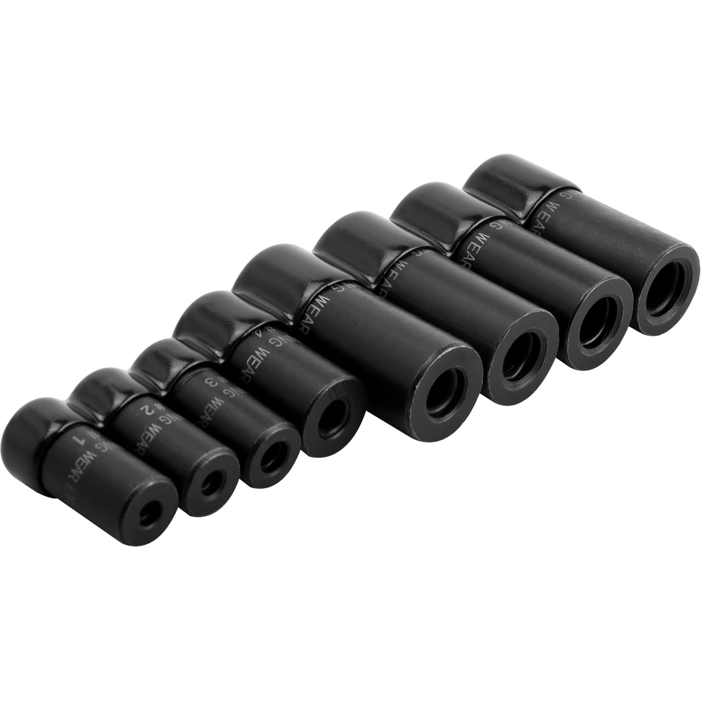 SenQWFa 8 Piece Thread Tap Socket Set 1 quarter and 3 eighth Drive Tap Socket Wrench Screw Tap Sockets Adapter Holders for Automotive Home #LDC0813Q312