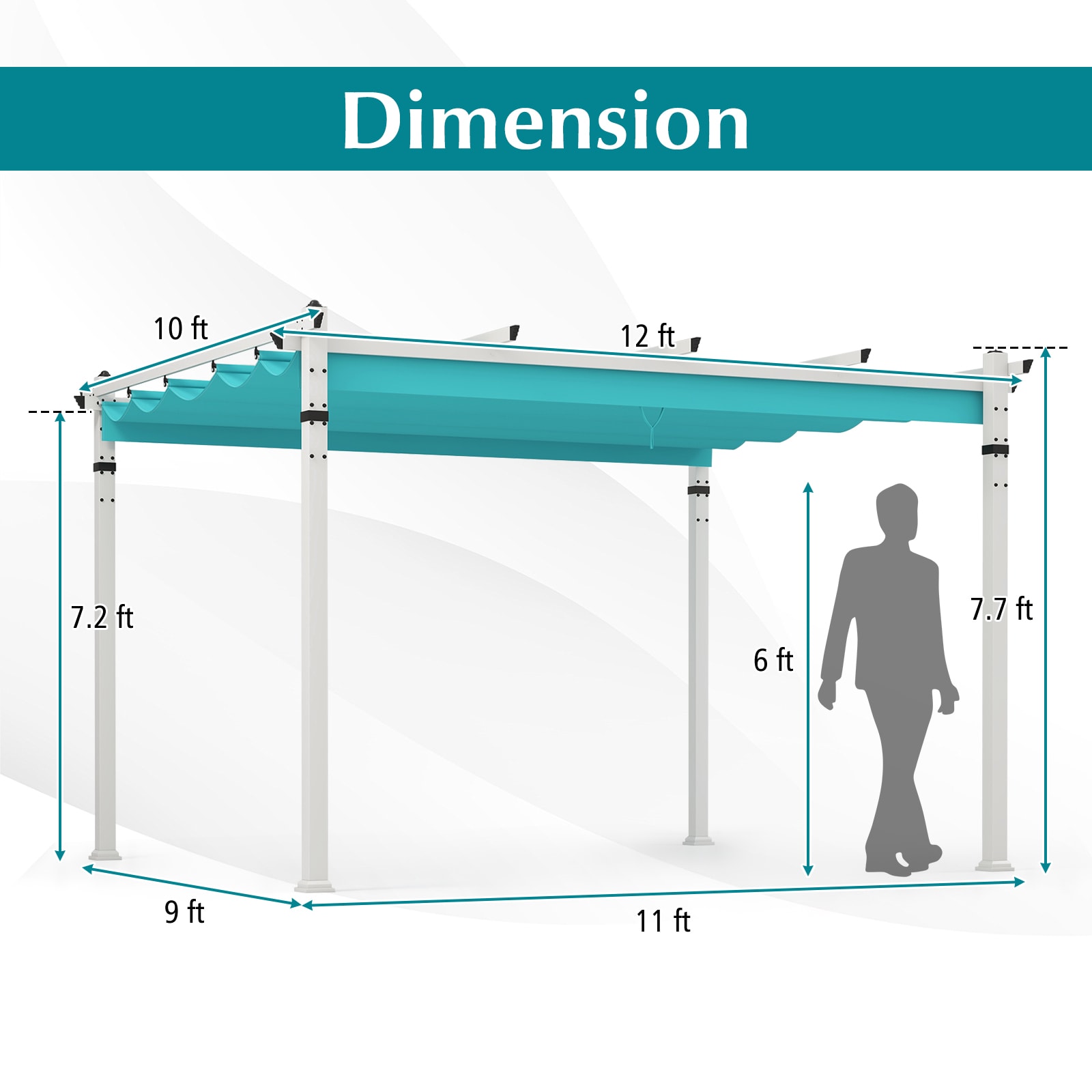Poinic CWZ11781GN Wood-Resin-Gazebos - View #3