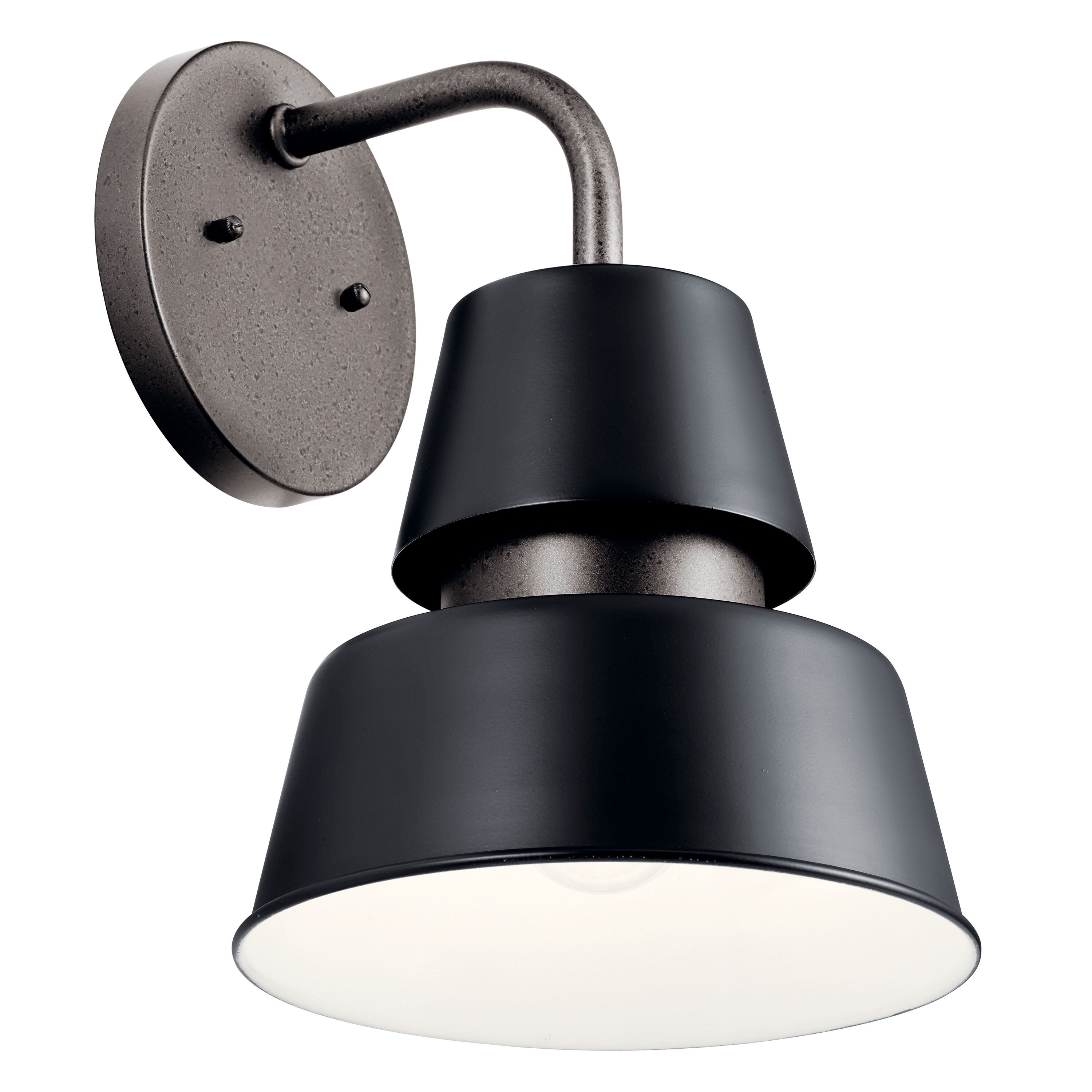 Kichler 59002BK Lozano 1-Light 13-in Black Outdoor Wall Light