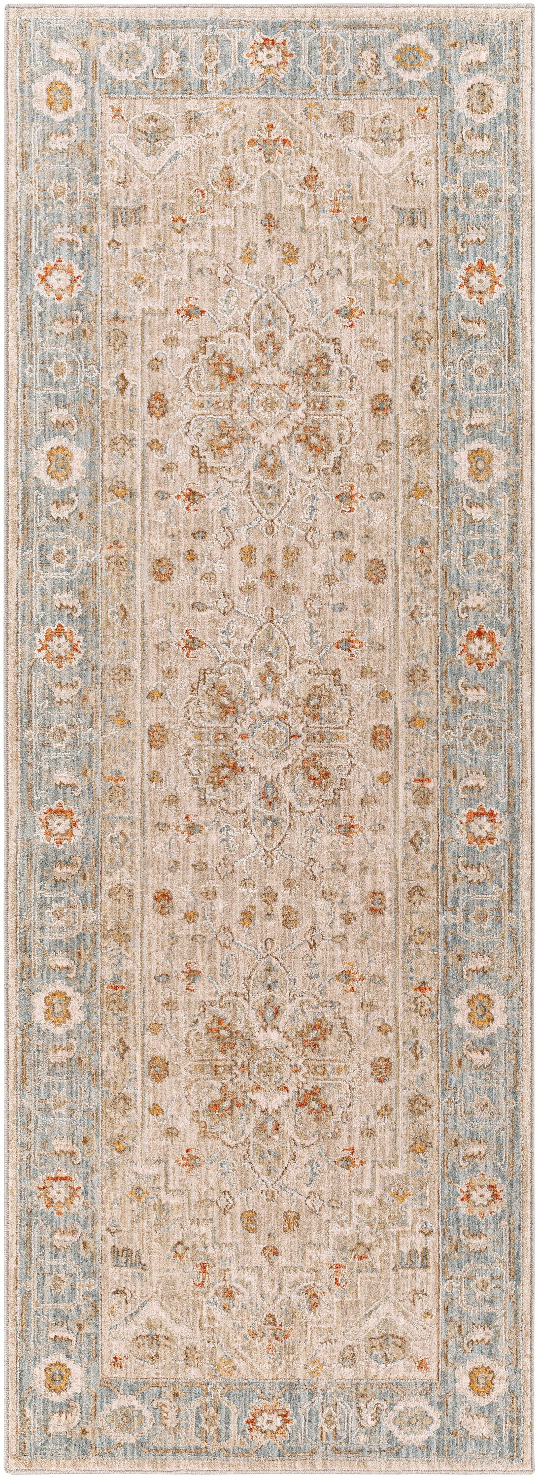 Avant Garde Red Synthetic 31x120 Hand-Knotted Area Rug