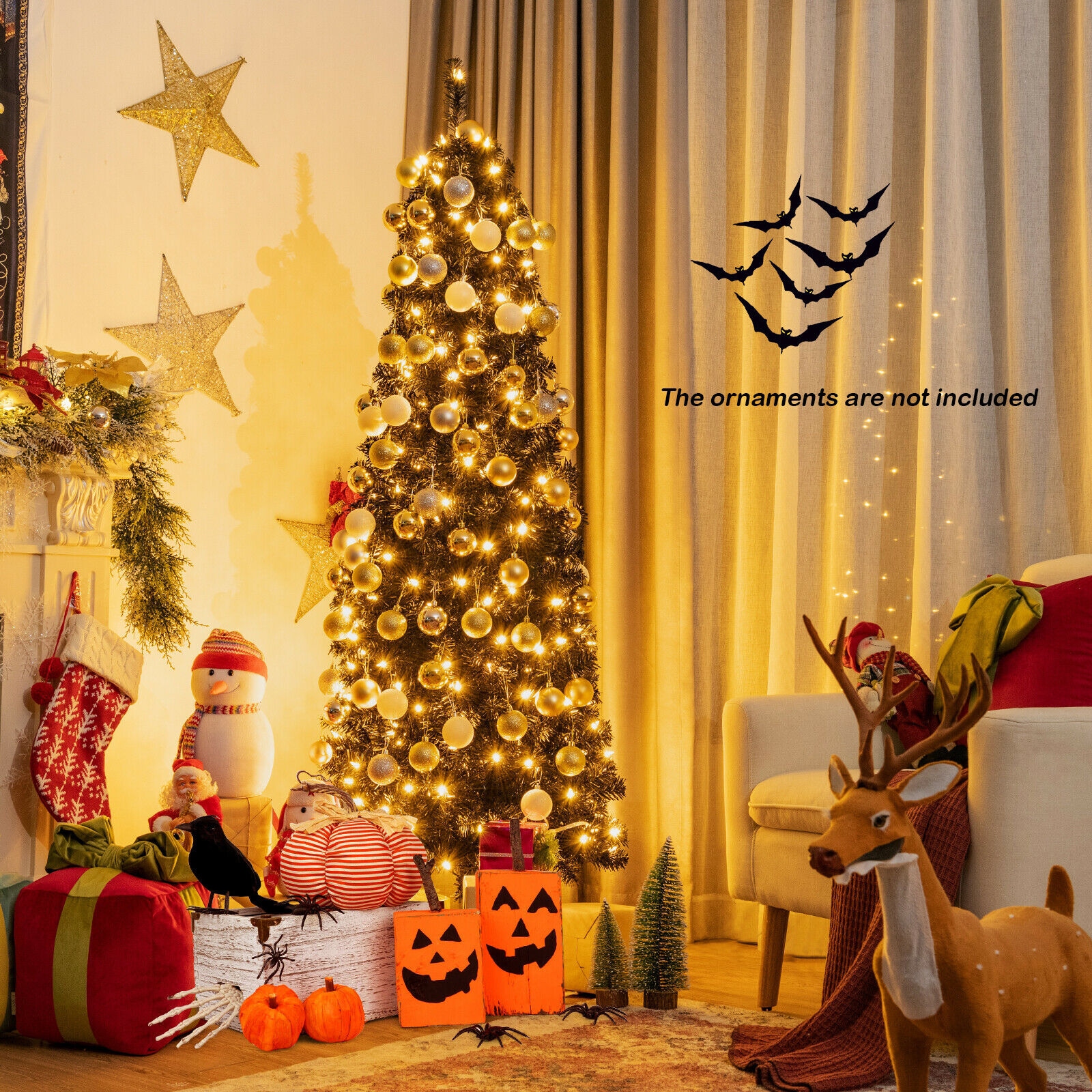 WELLFOR CM-HGY-23668US Artificial-Christmas-Trees - View #7