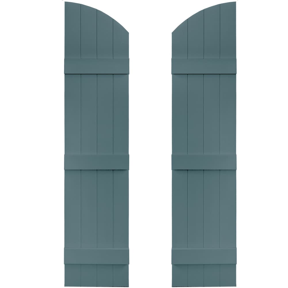 Vantage V5931457004 13.875-in W x 57-in H Wedgewood Blue Board and Batten Exterior Shutters