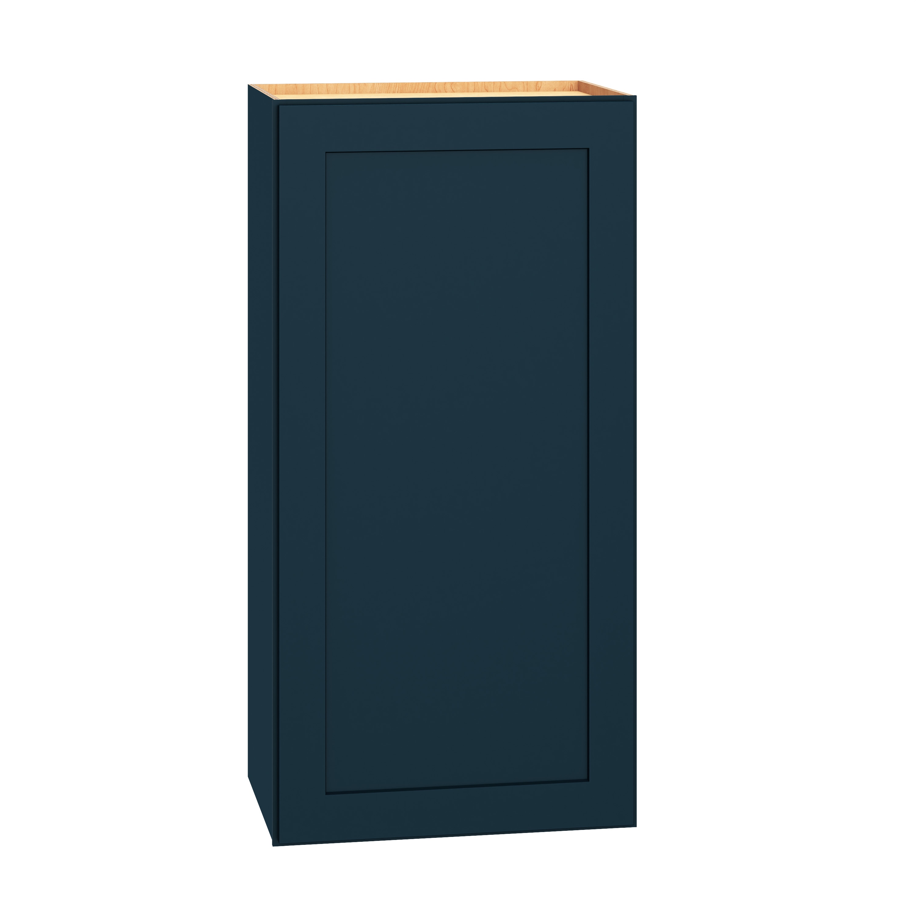 Diamond Express 330 W1836R Jamestown 18-in W x 36-in H x 12-in D Regatta Blue Wall Fully assembled Plywood Cabinet (Recessed Panel Shaker)