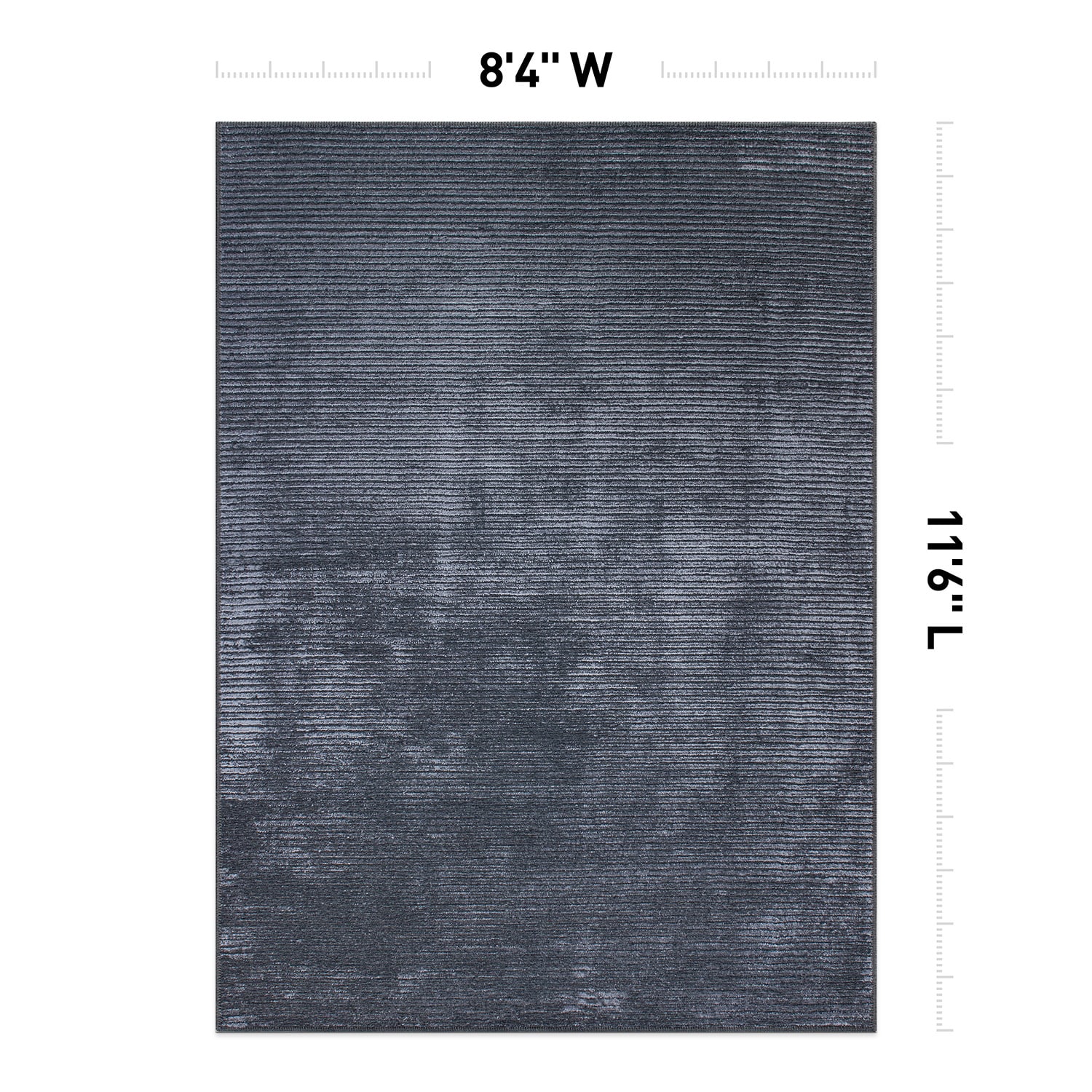 World Rug Gallery 5079DARKGRAY9X12 rugs - View #4