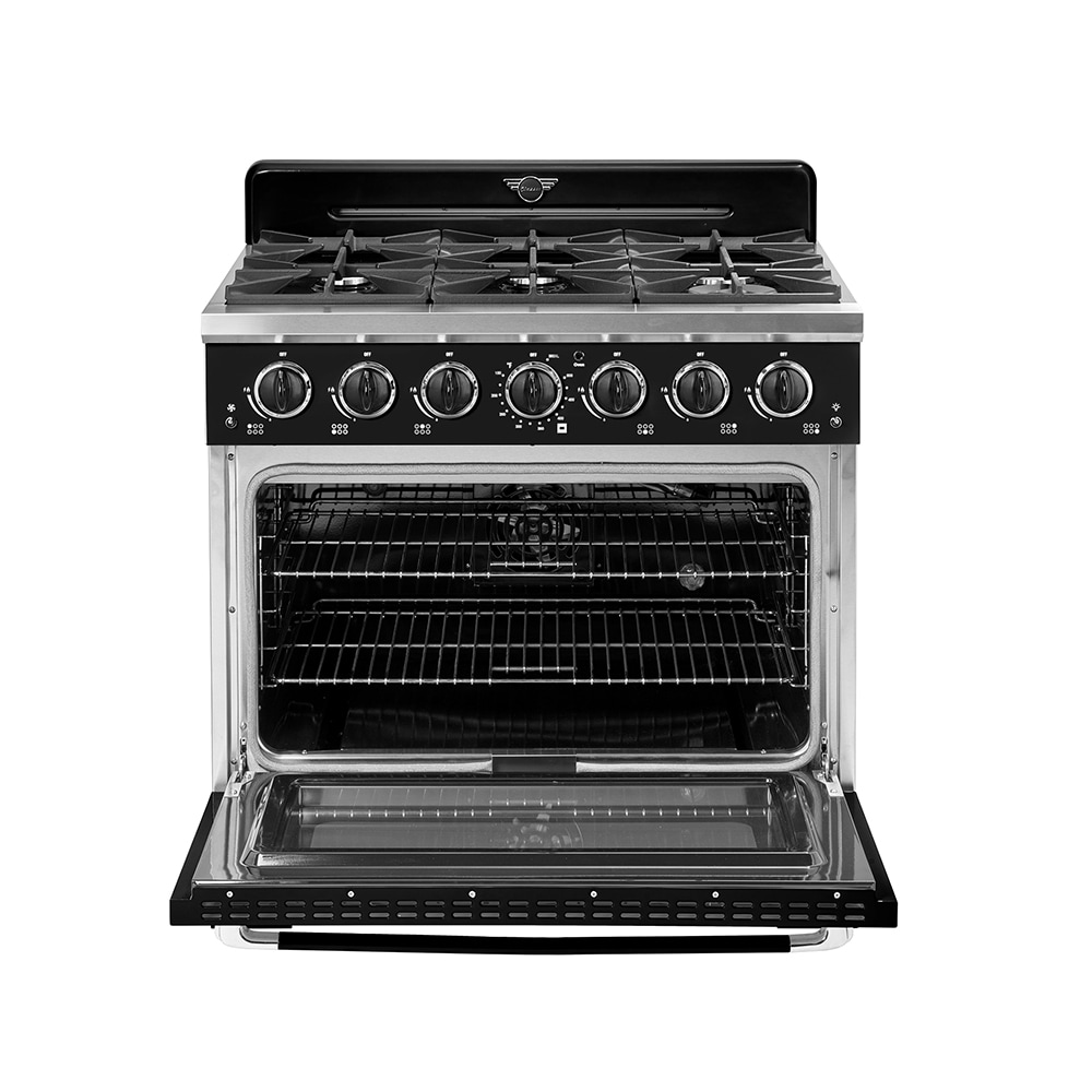 Unique Appliances Classic Retro 3 Piece Kitchen Appliance Package with  Bottom Freezer Refrigerator , 24'' Gas Freestanding Range , and Under  Cabinet Range Hood & Reviews