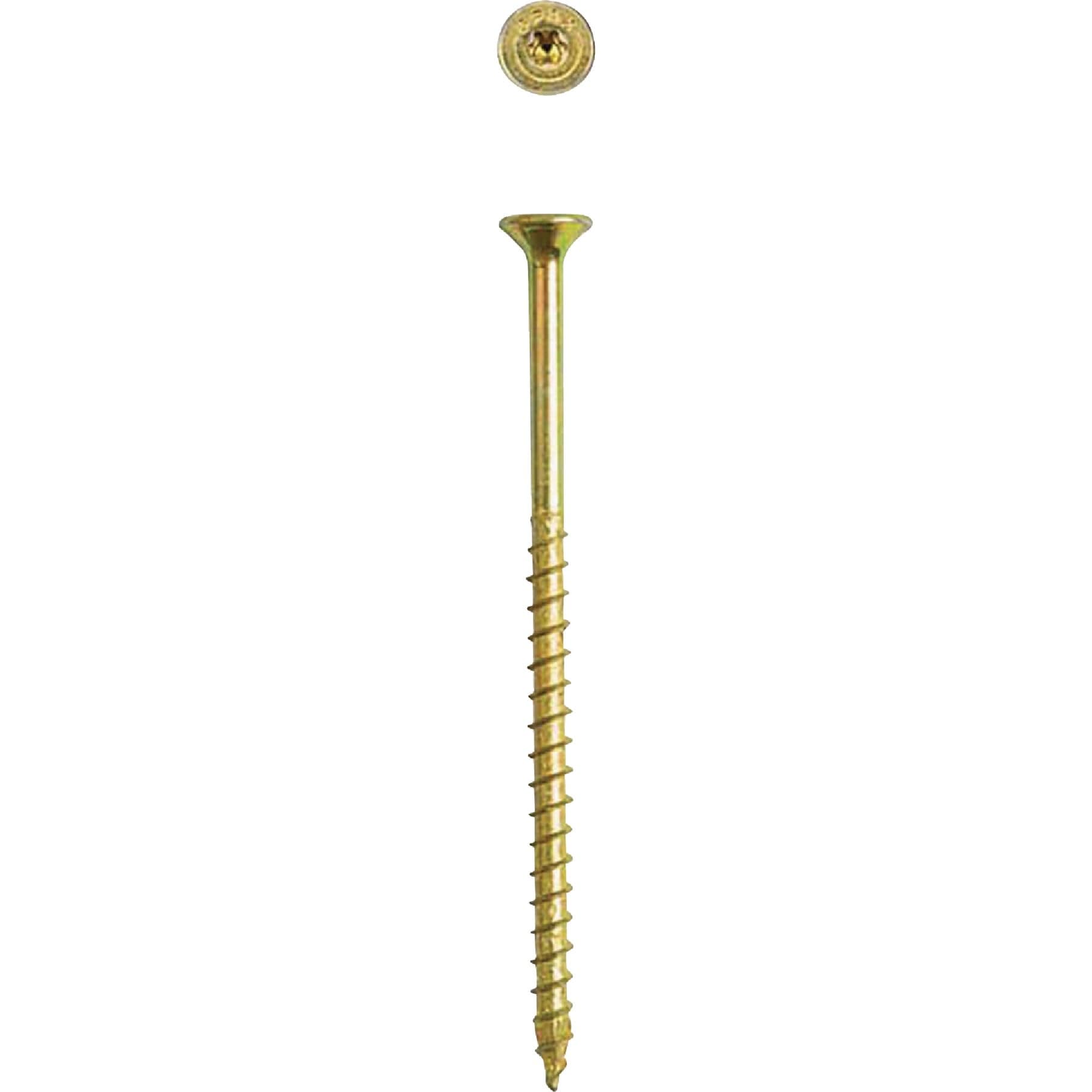 Star Plus SPAX #10 x 3-1/2 Interior Flat Head Wood Screws Construction Torx T- (170 EA) 3 LB Bit Included Countersunk Flush Finish
