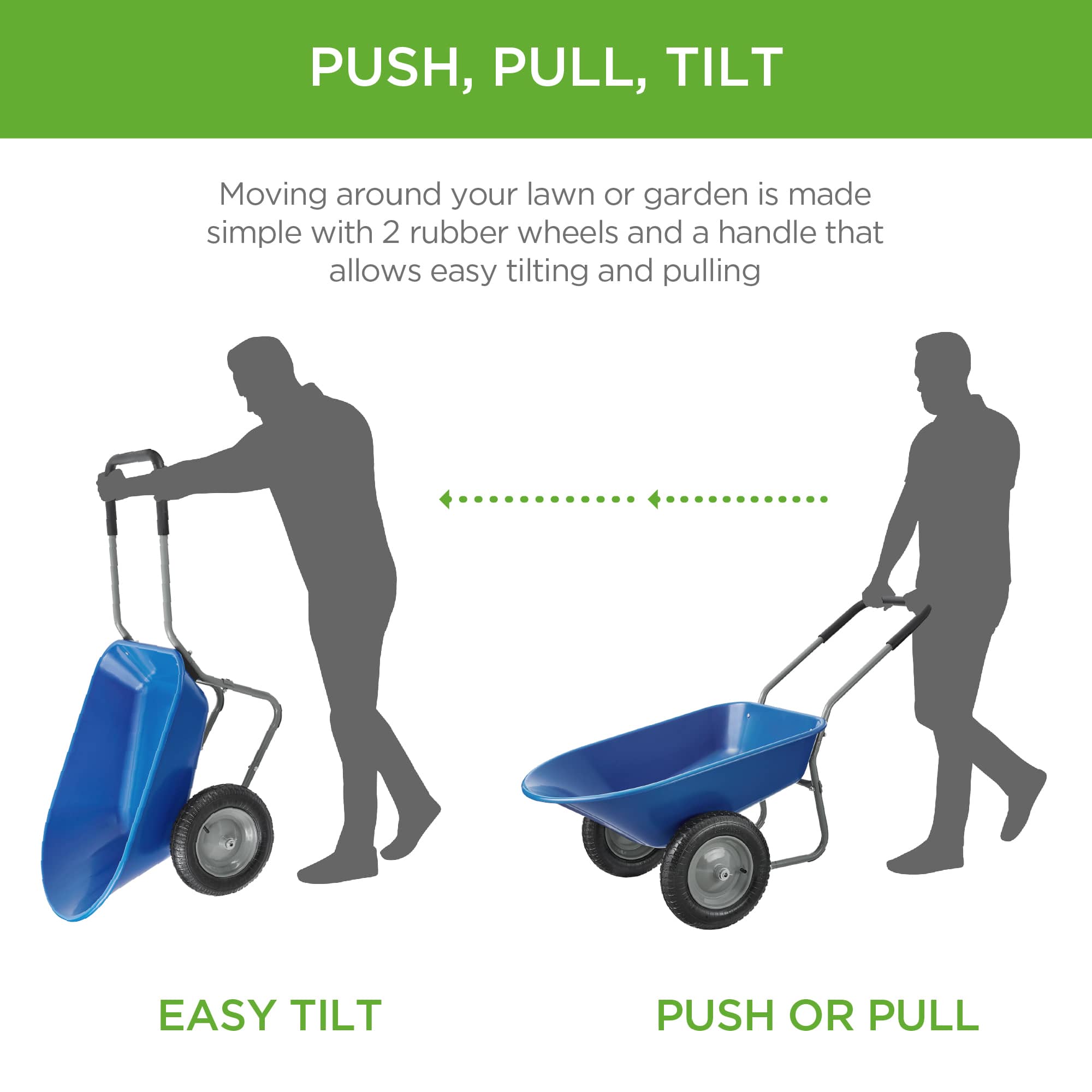 Best Choice Products SKY7893 wheelbarrow - View #4