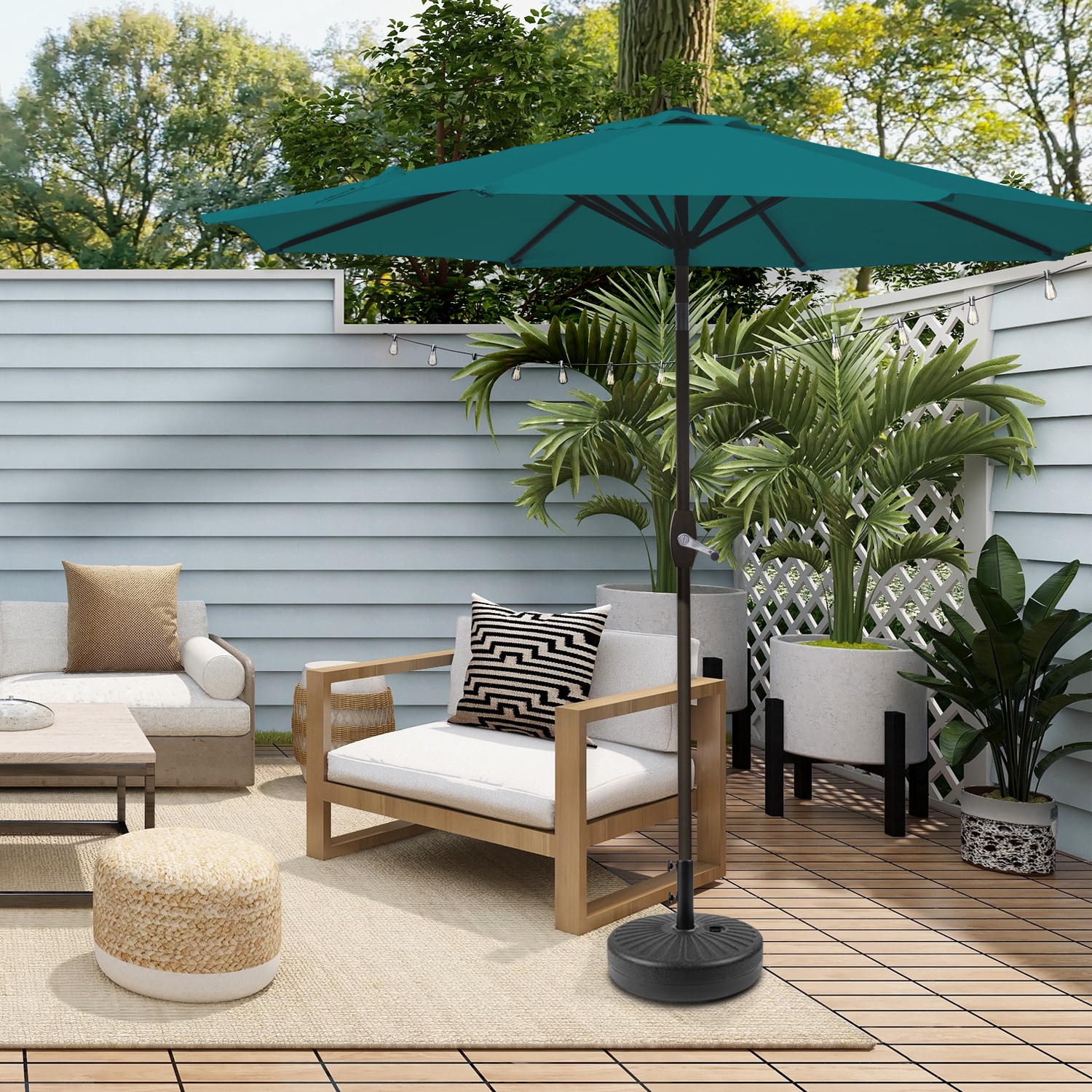 Westin Furniture 9806141-981RD-BK Umbrellas-2 - View #2