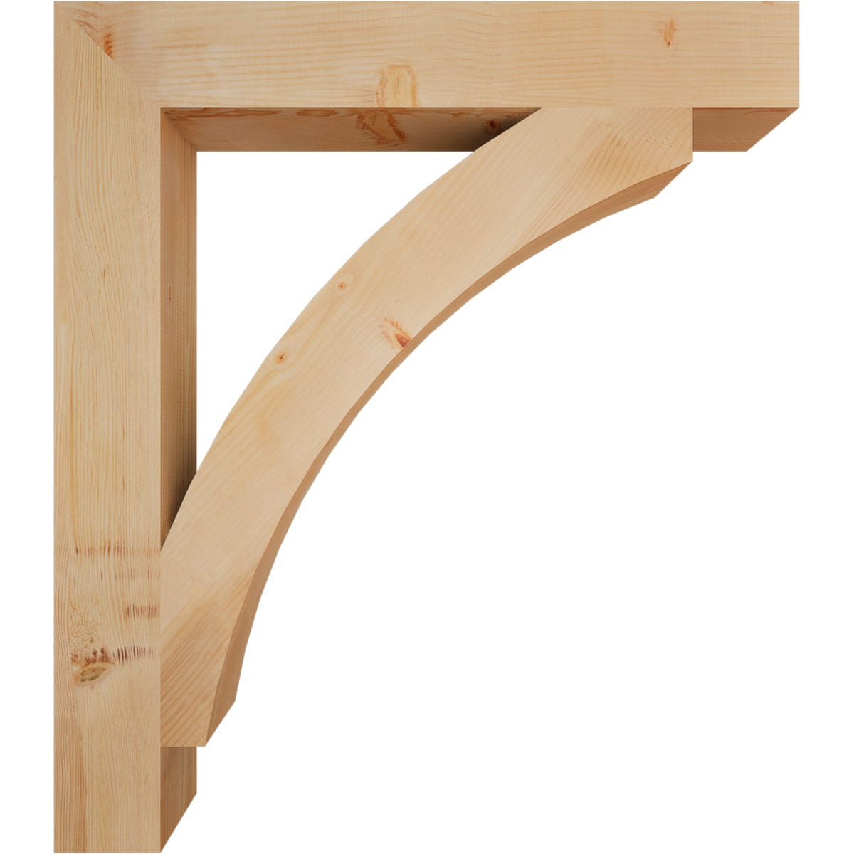 Ekena Millwork BKT06X42X48THR05SDF Exterior-Brackets-Braces - View #3