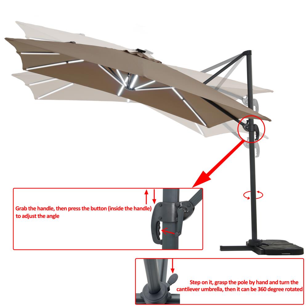 FOREST HOME OUR3003LED-BR Umbrellas-2 - View #2