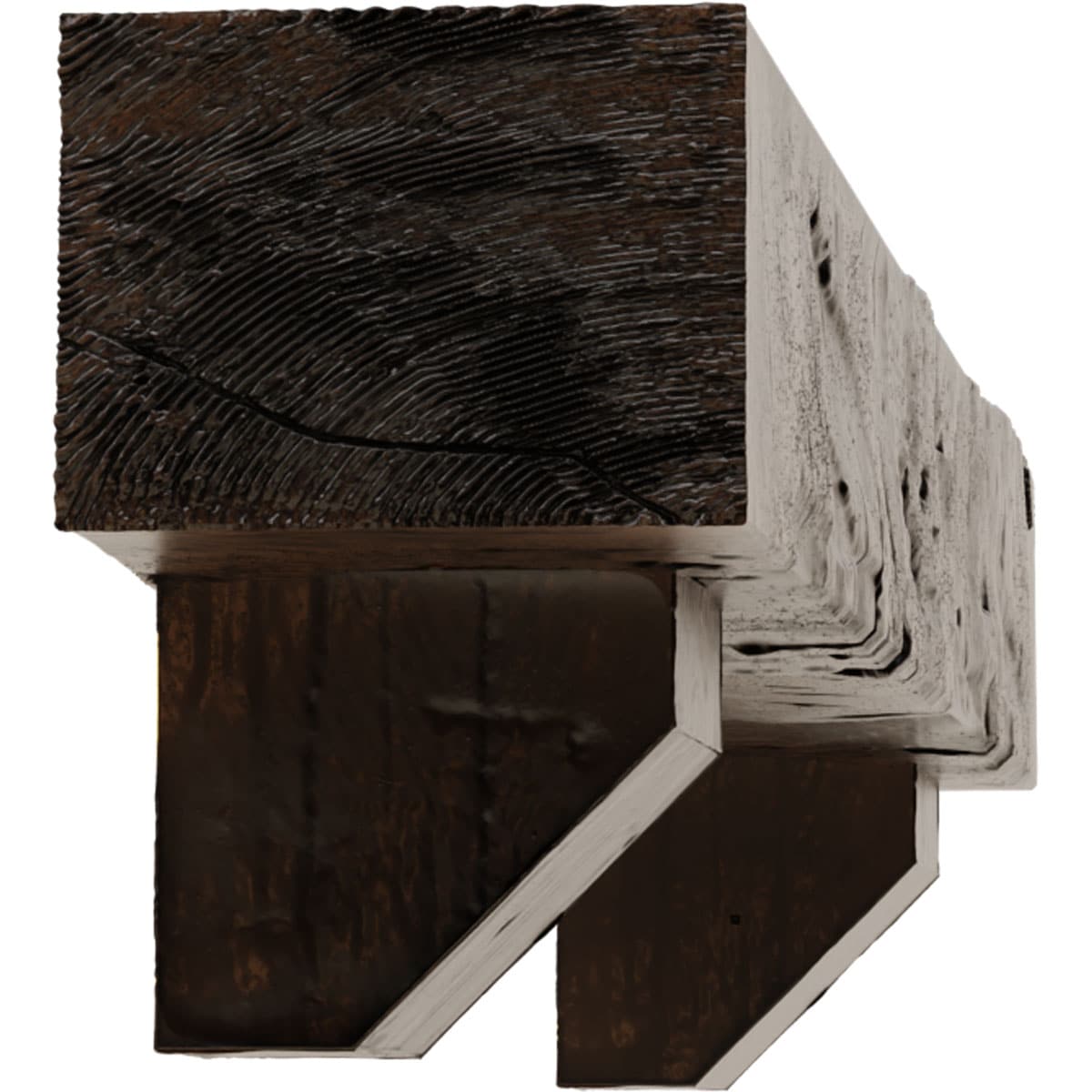 Ekena Millwork MANUHH04X04X72ASZD Mantel-Shelves - View #4
