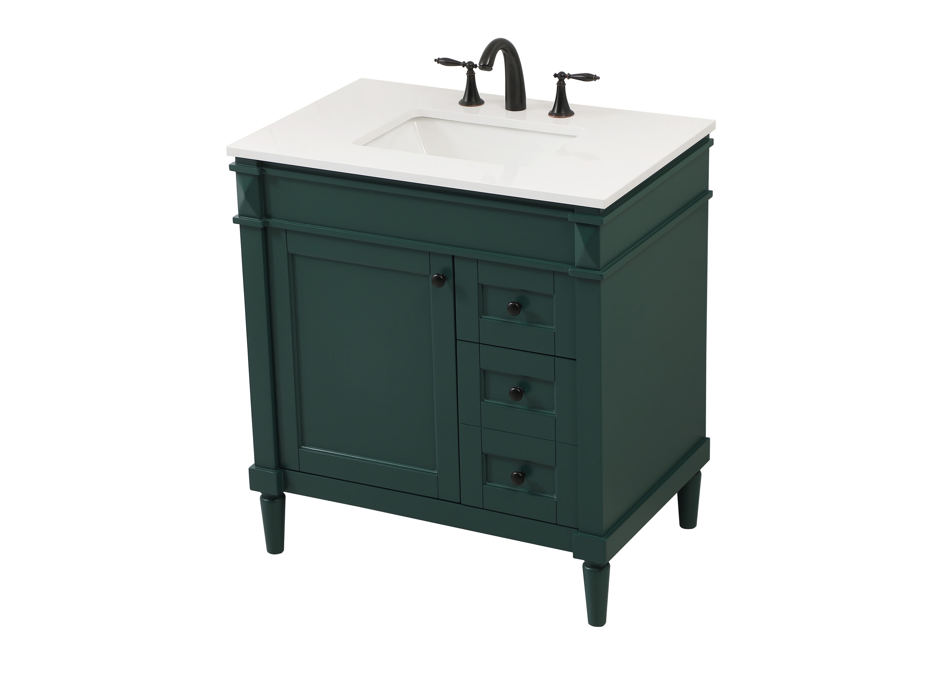 Elegant Decor HF95496GN Bath-Vanity-Combo - View #4