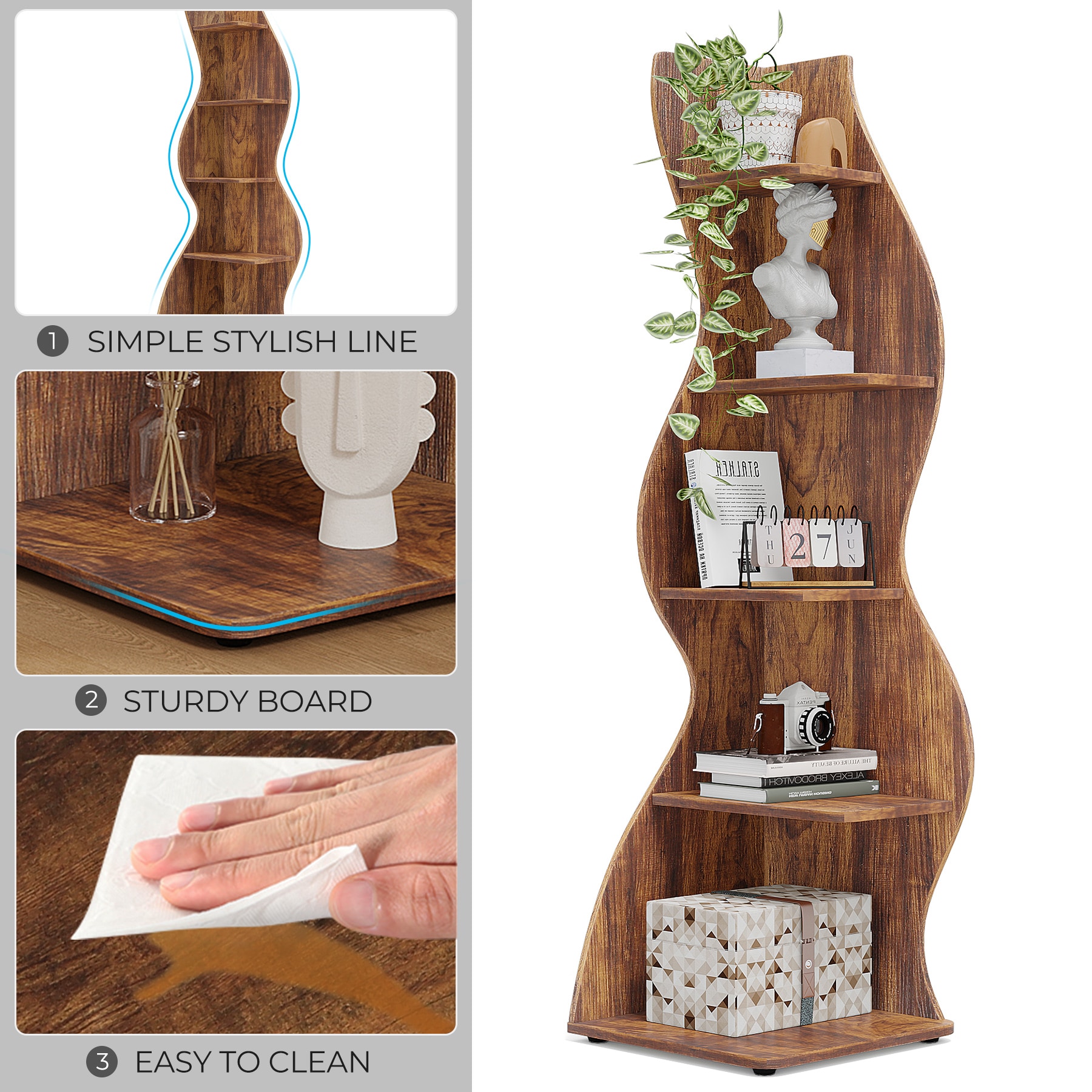 Tribesigns HOGA-J0189X bookcases - View #5