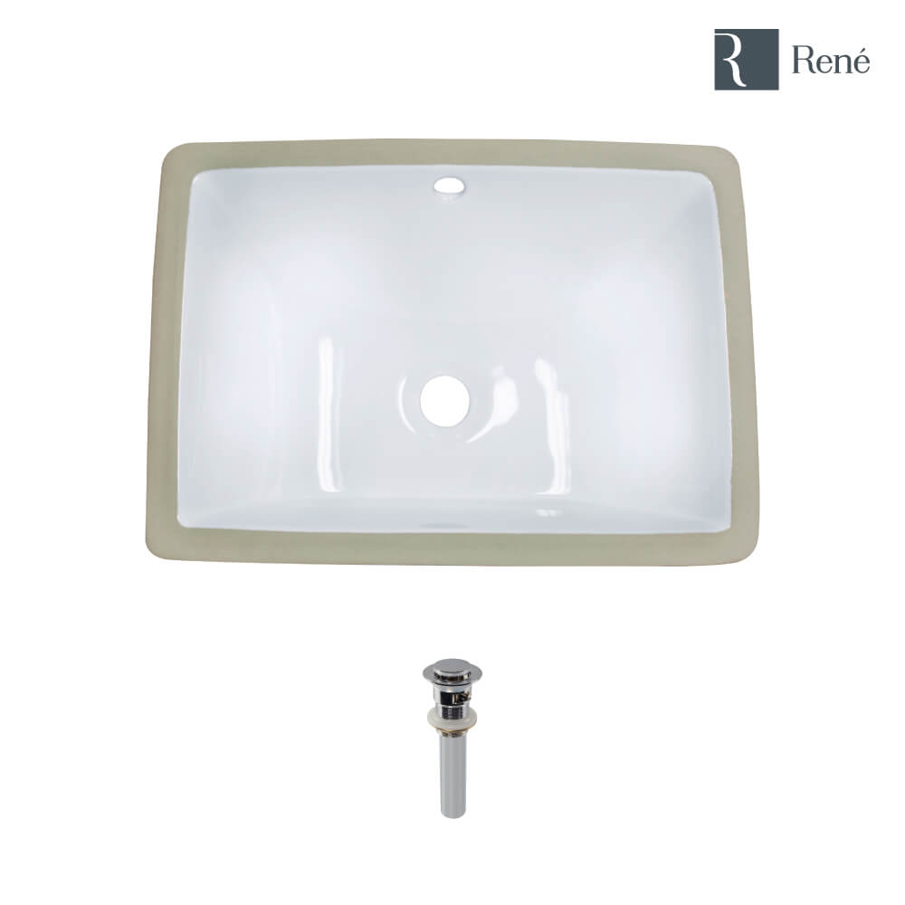Rene R2-1007-W-PUD-C Bath-Sink - View #2