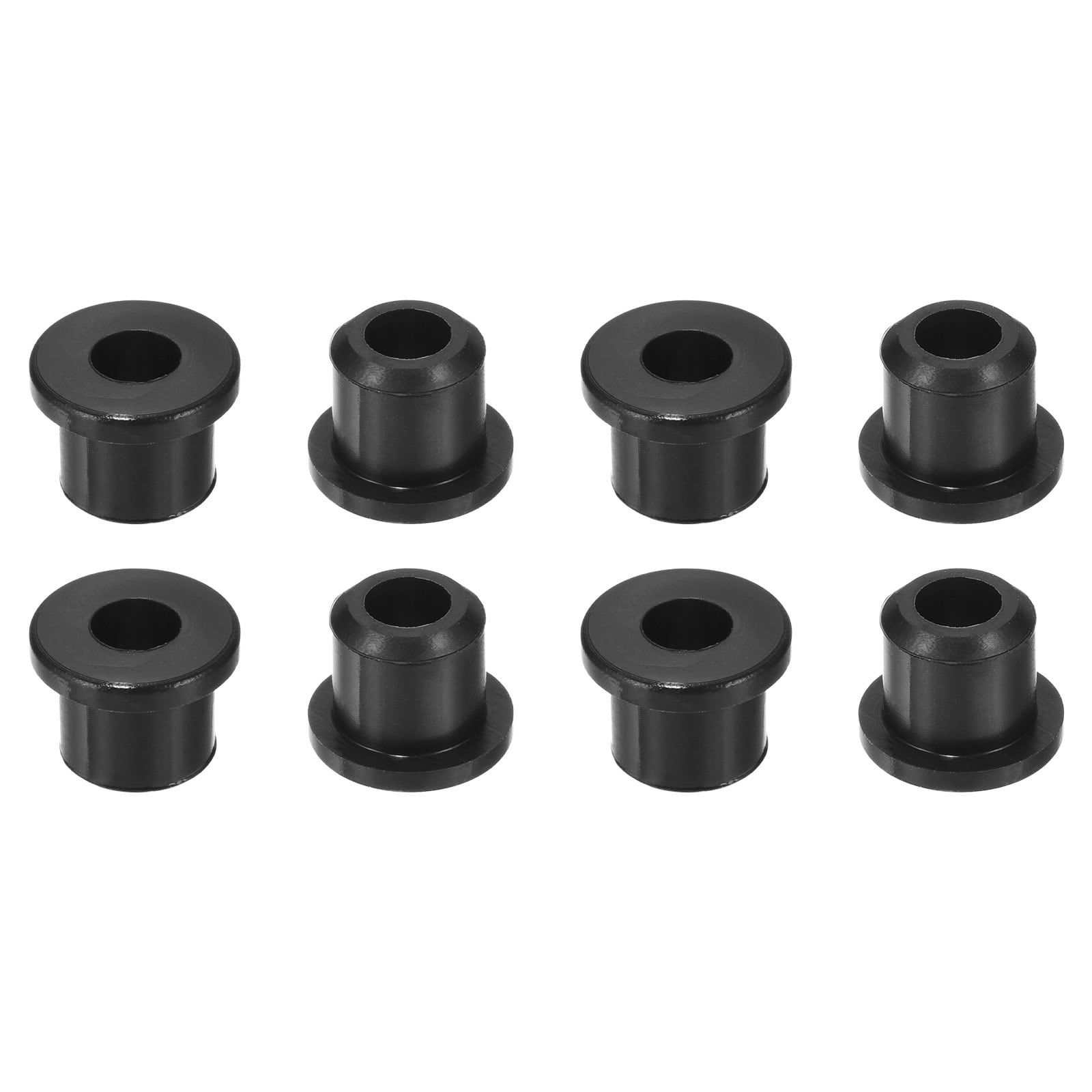 Unique Bargains 16pcs Rubber Grommets 5/16 Inch(8mm) Drill Hole 3/16 Inch(5mm) ID Hole Top Hat Grommet Black Silicone Rubber Hole Plug Gasket for Wiring Automotive